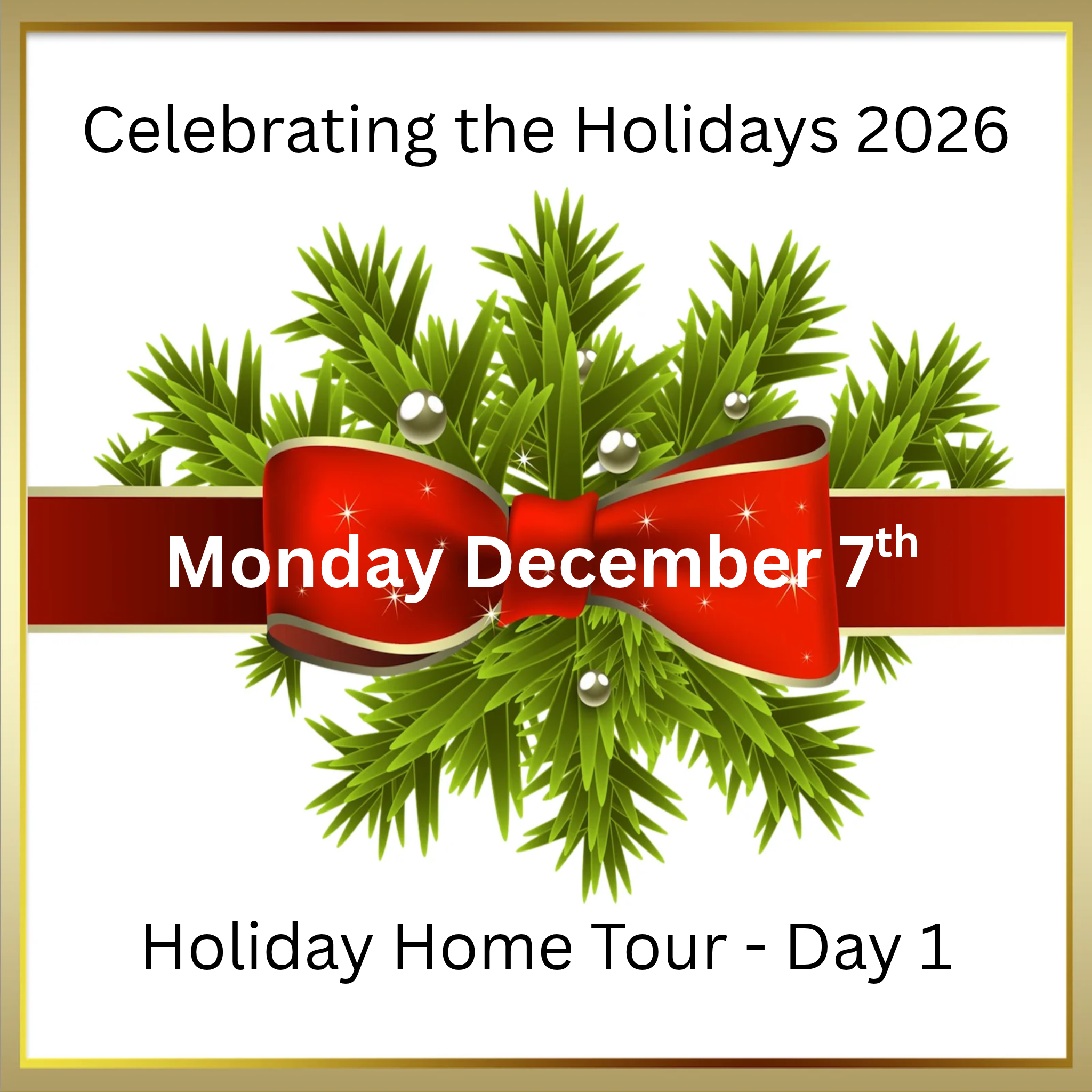 Celebrating the Holidays - Holiday Home Tour Day 1