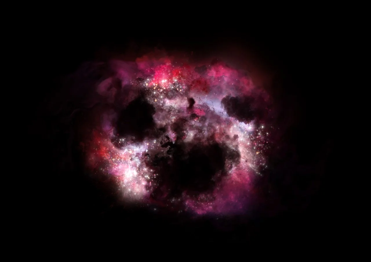 Discovery of 'Monster' Galaxy Lurking in Distant Dust Clouds