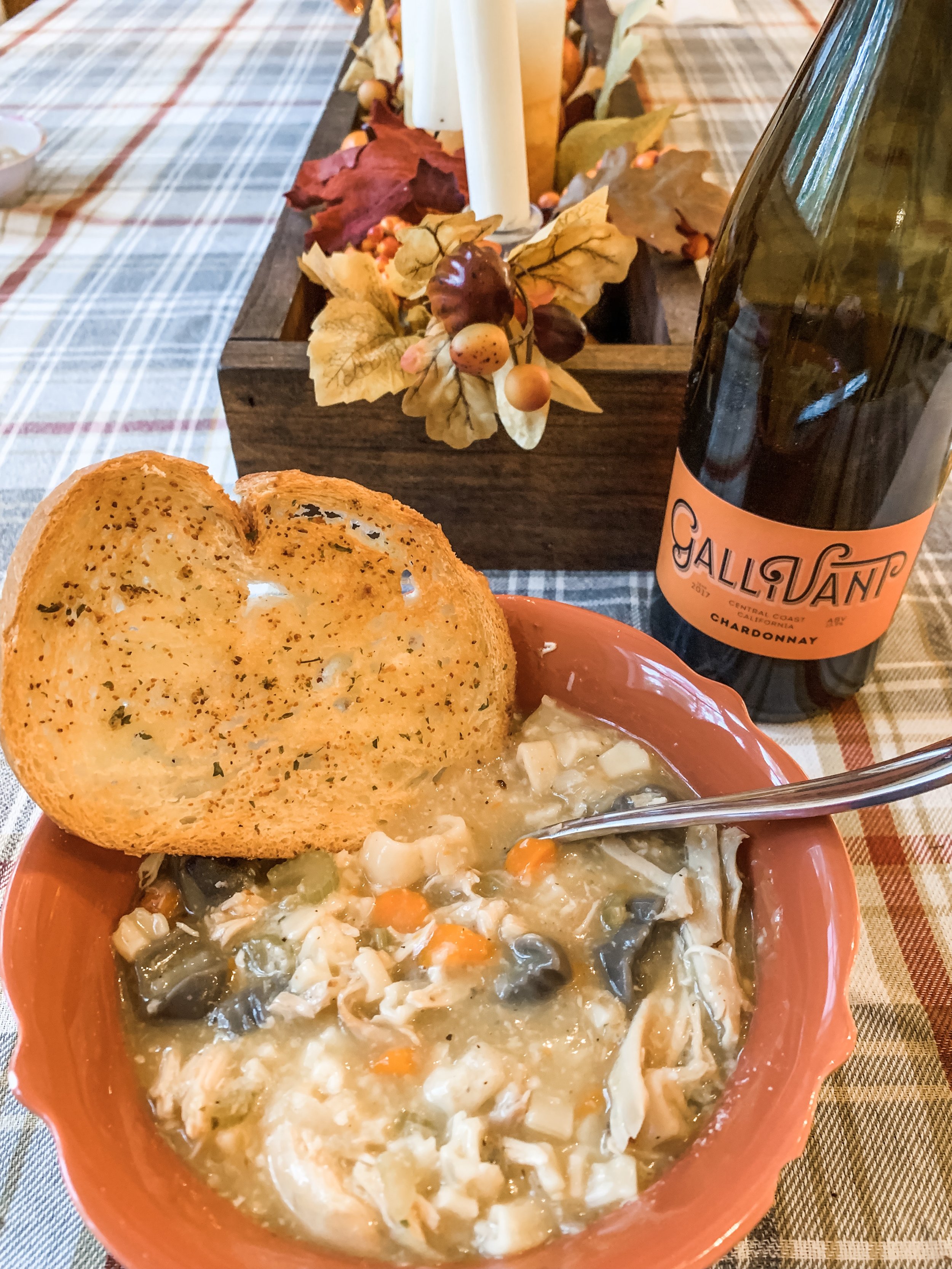 Spooooky Chicken Noodle Soup
