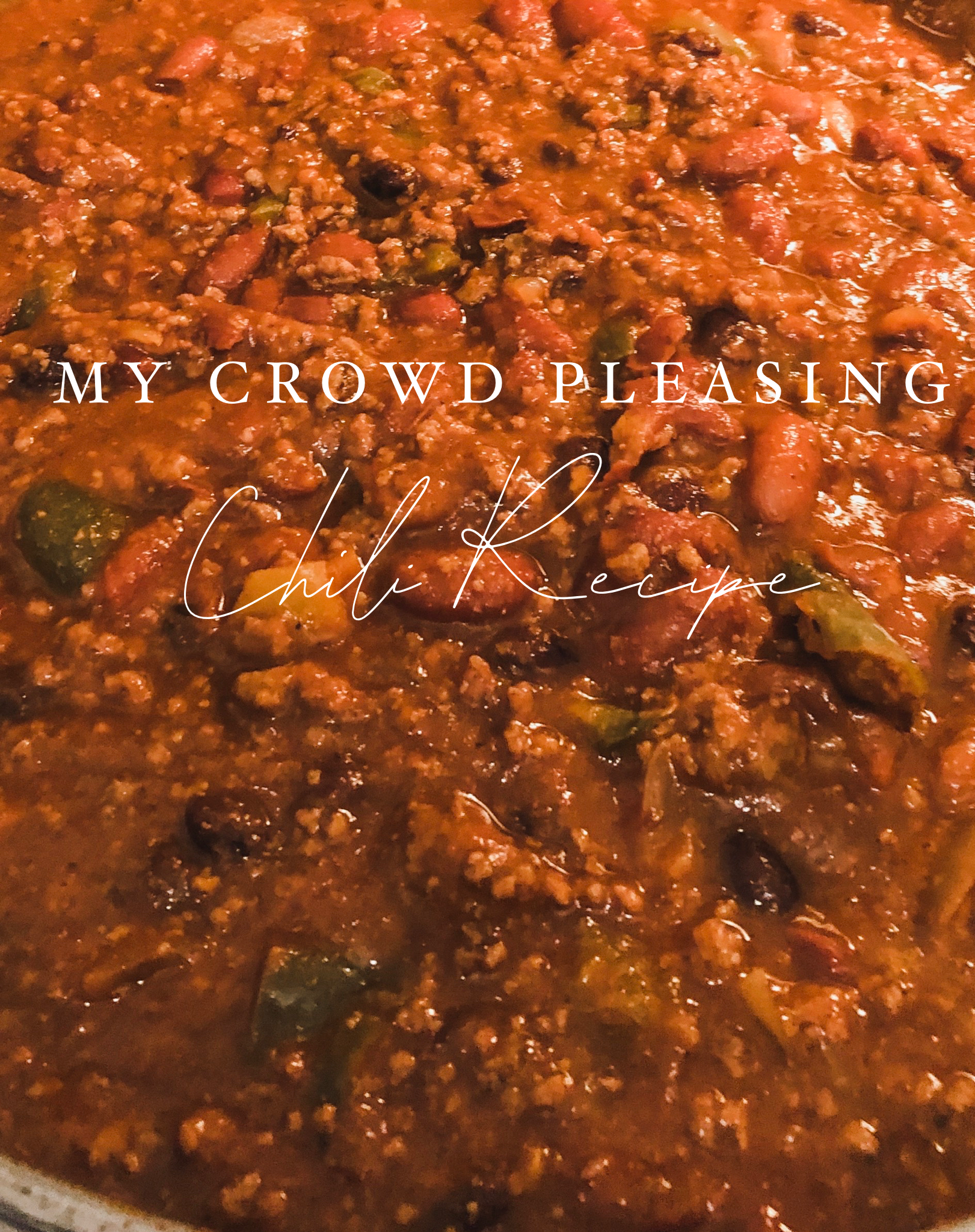 My Crowd Pleasing Chili Recipe, Halloween, &amp; Low Down On Traditions 