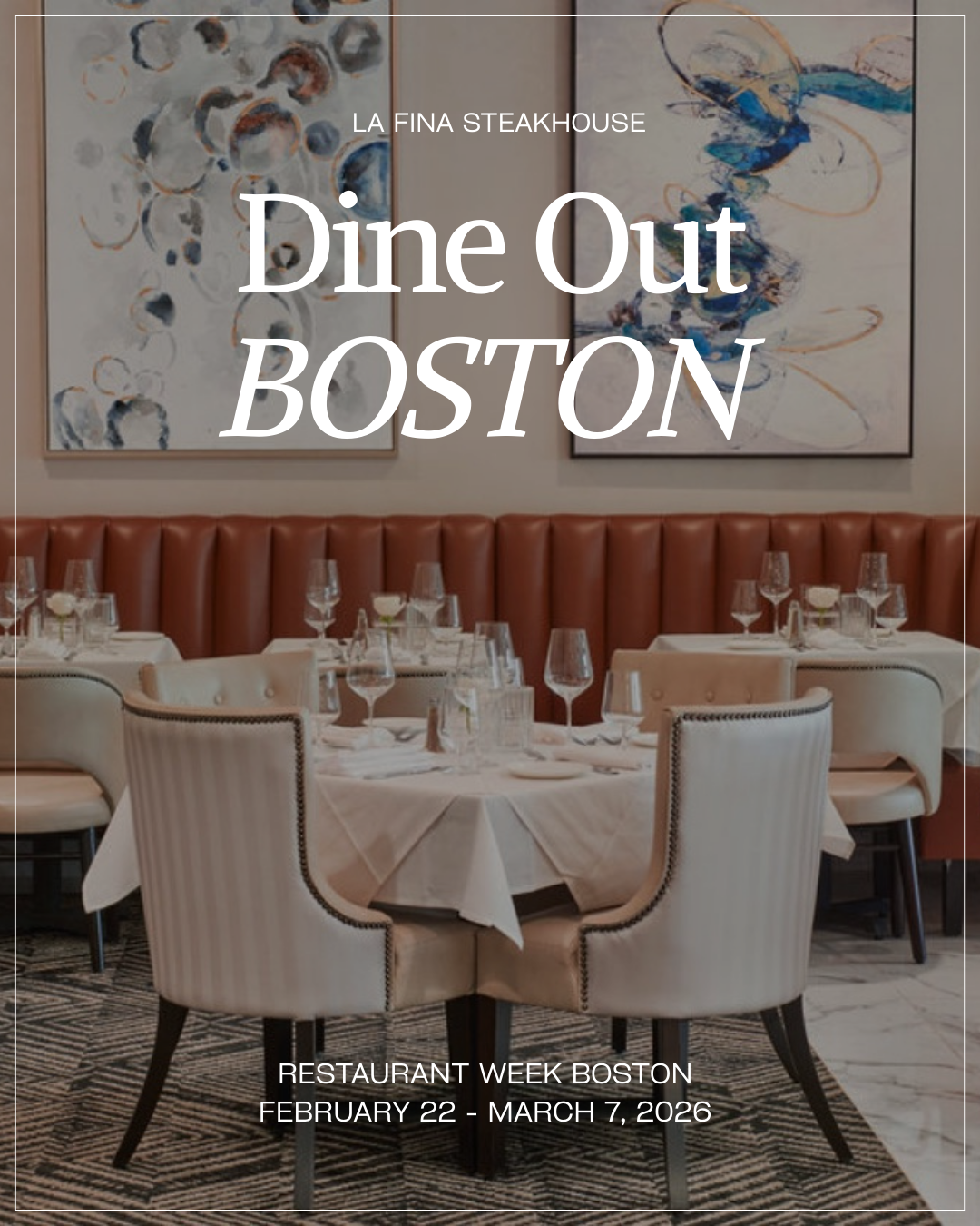 Dine Out Boston prix fixe dining experience at a North Shore restaurant
