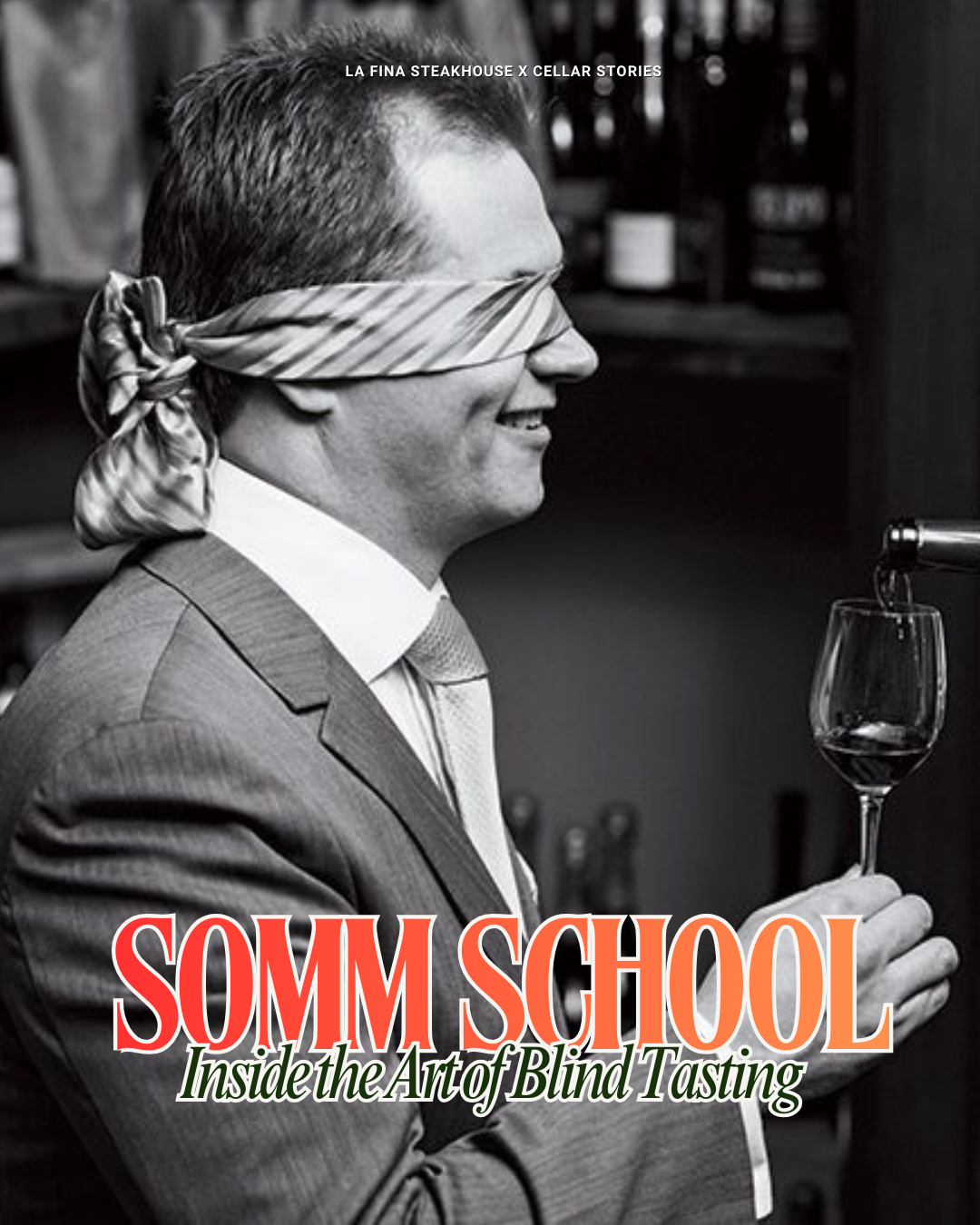 SOMM School, wine dinner series at La Fina Steakhouse located in downtown Andover.