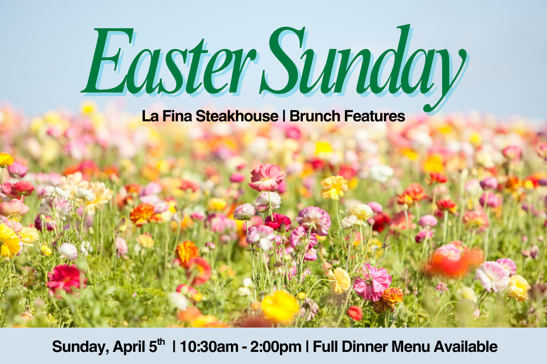 Celebrate Easter Sunday with seasonal specials, chef-driven cuisine, and a festive dining experience perfect for family and friends. Reserve your table today.