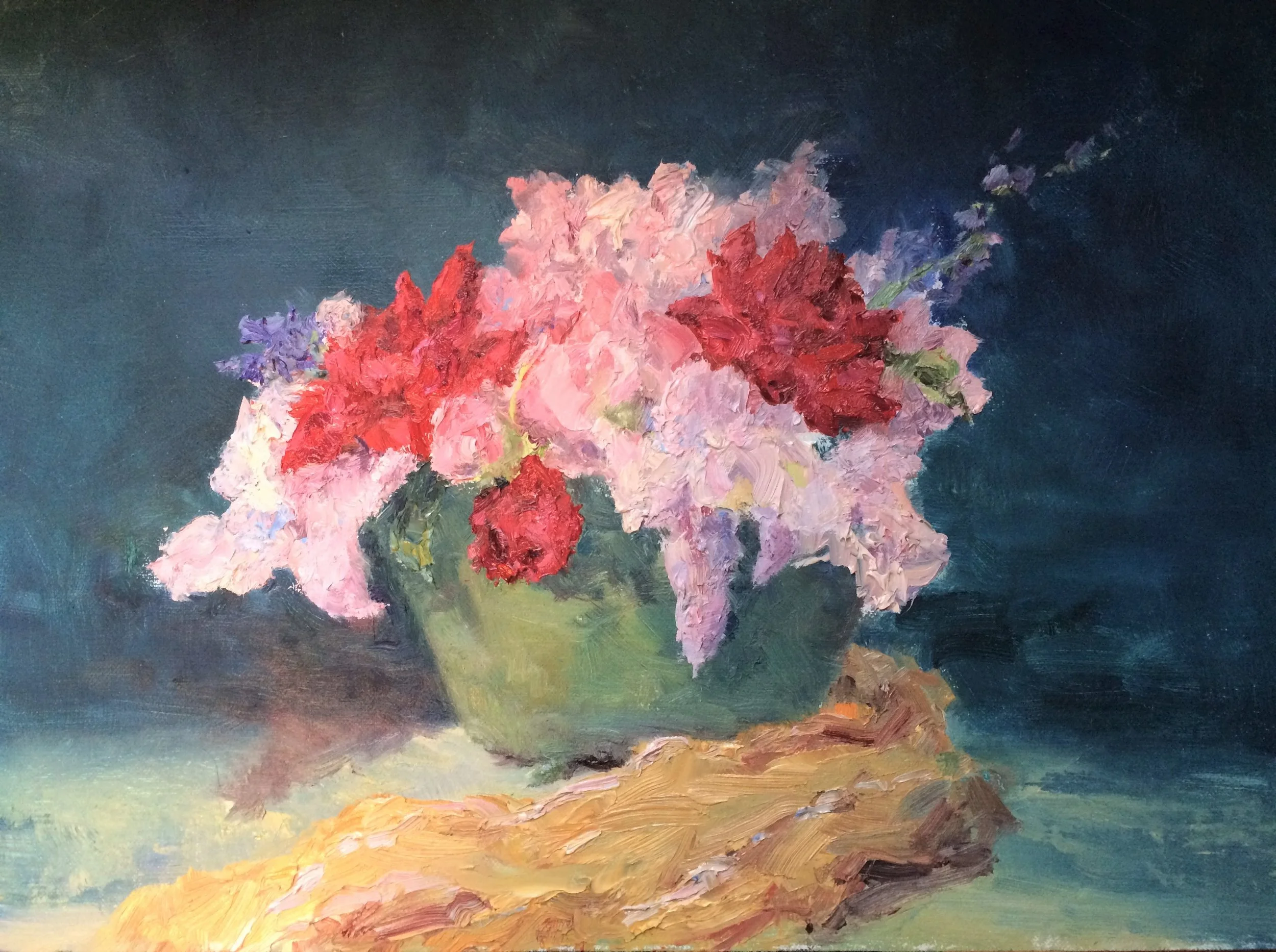 Peonies and Roses
