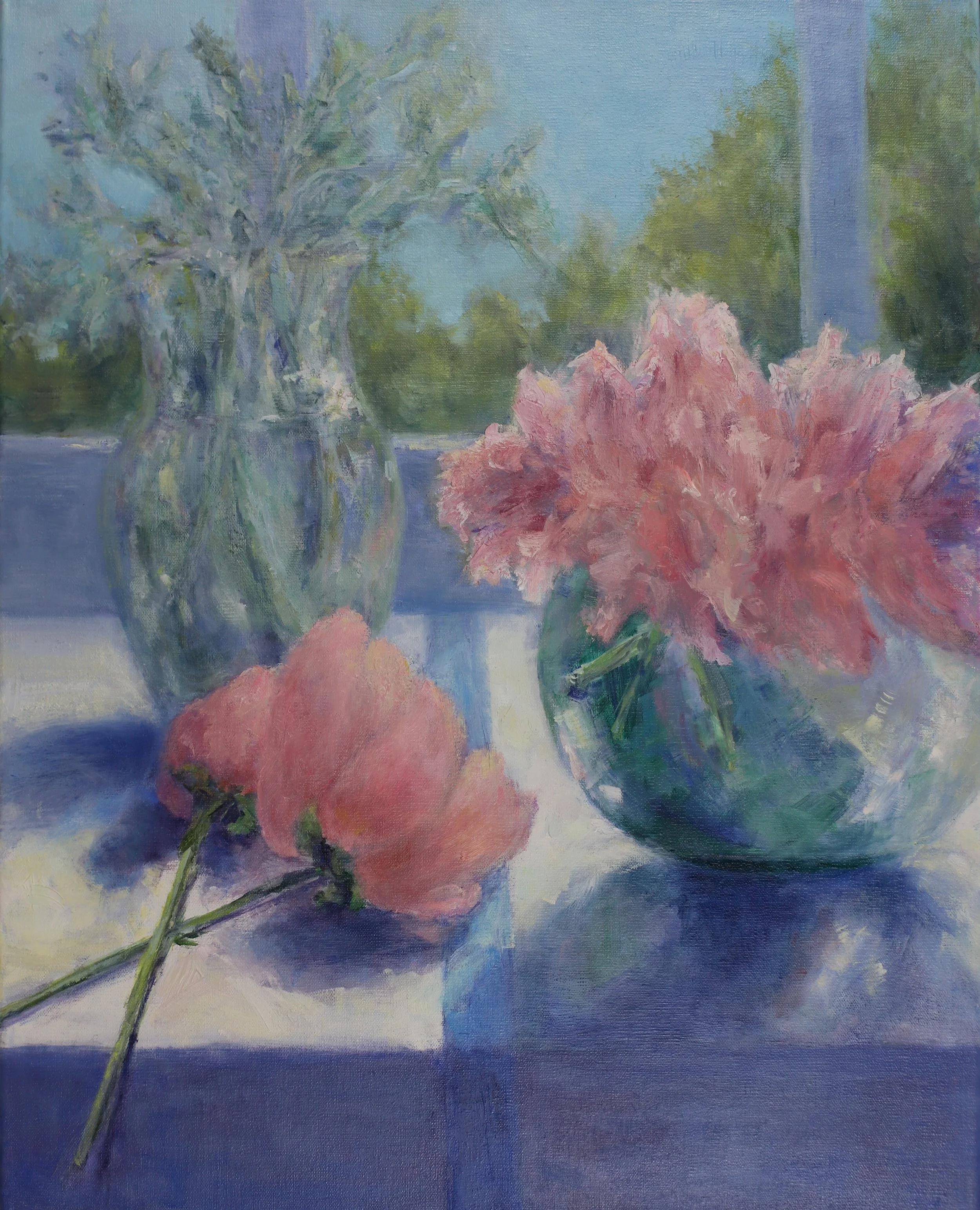 Peonies at the Window
