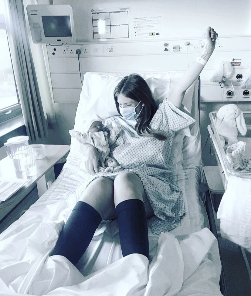 COVID Birth Stories - Lisa and baby Harper 