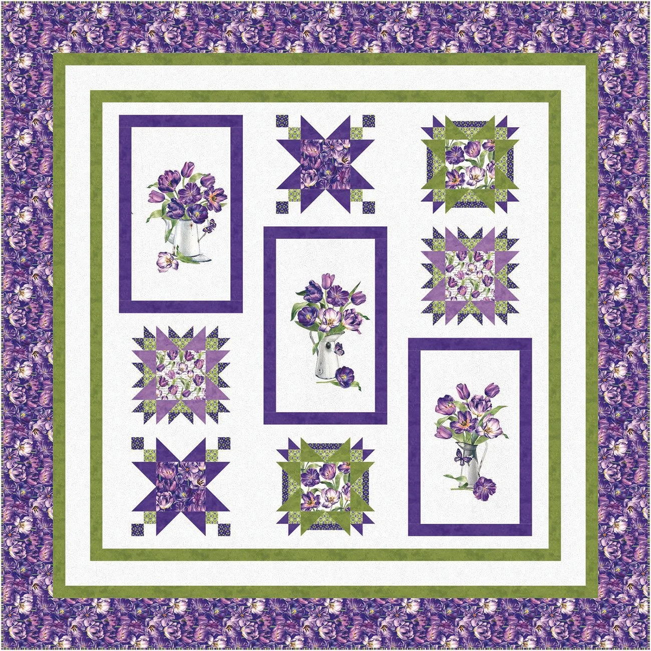 Windmill Quilts - Tulip Time - Design 2 - 78 x 78.jpg
