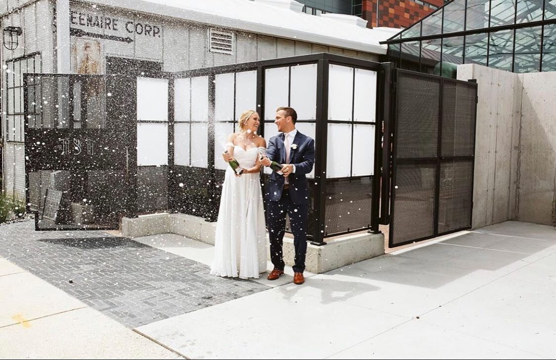 Congrats to Jenny &amp; Brett! They hosted a micro wedding with us on their original wedding date of August 1, 2020.  Throughout all this Covid craziness, they maintained the best attitudes and were such a joy to work with! We can&rsquo;t wait to wel