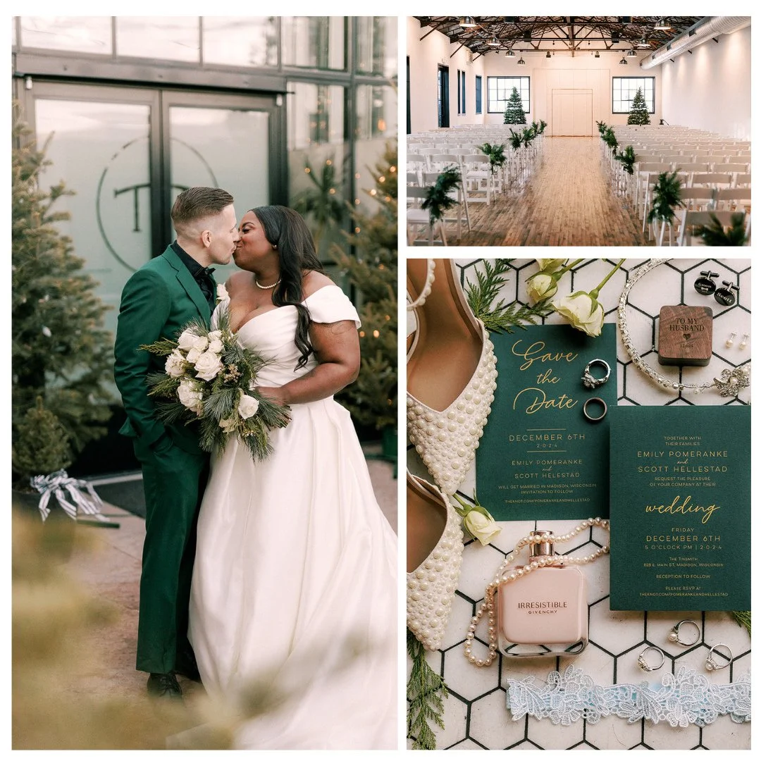 From lush greens and crisp whites to the most fabulous officiant we could imagine (sleigh, Queen 👑), this wedding was pure joy from start to finish.⁠
⁠
⁠
Planner: @miriameventsco⁠
Photographer: @anyakubilusphoto⁠
Florist: @wildapplesfloral⁠
DJ: @djf