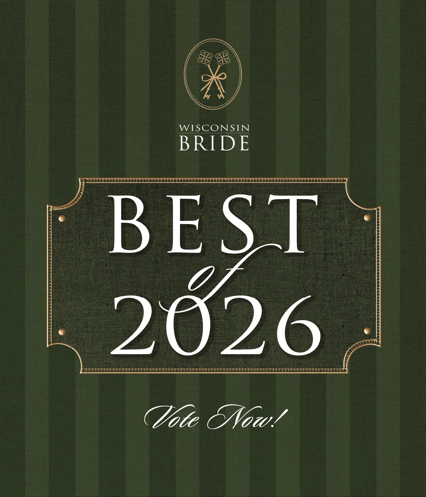 Just two more days to show some love for The Tinsmith and our team!  You (yes you!) can vote for WI Bride's "Best of 2026" awards until this Tuesday, February 3rd.  Follow the link in our bio to vote for us in the following categories ❤️⁠
⁠
