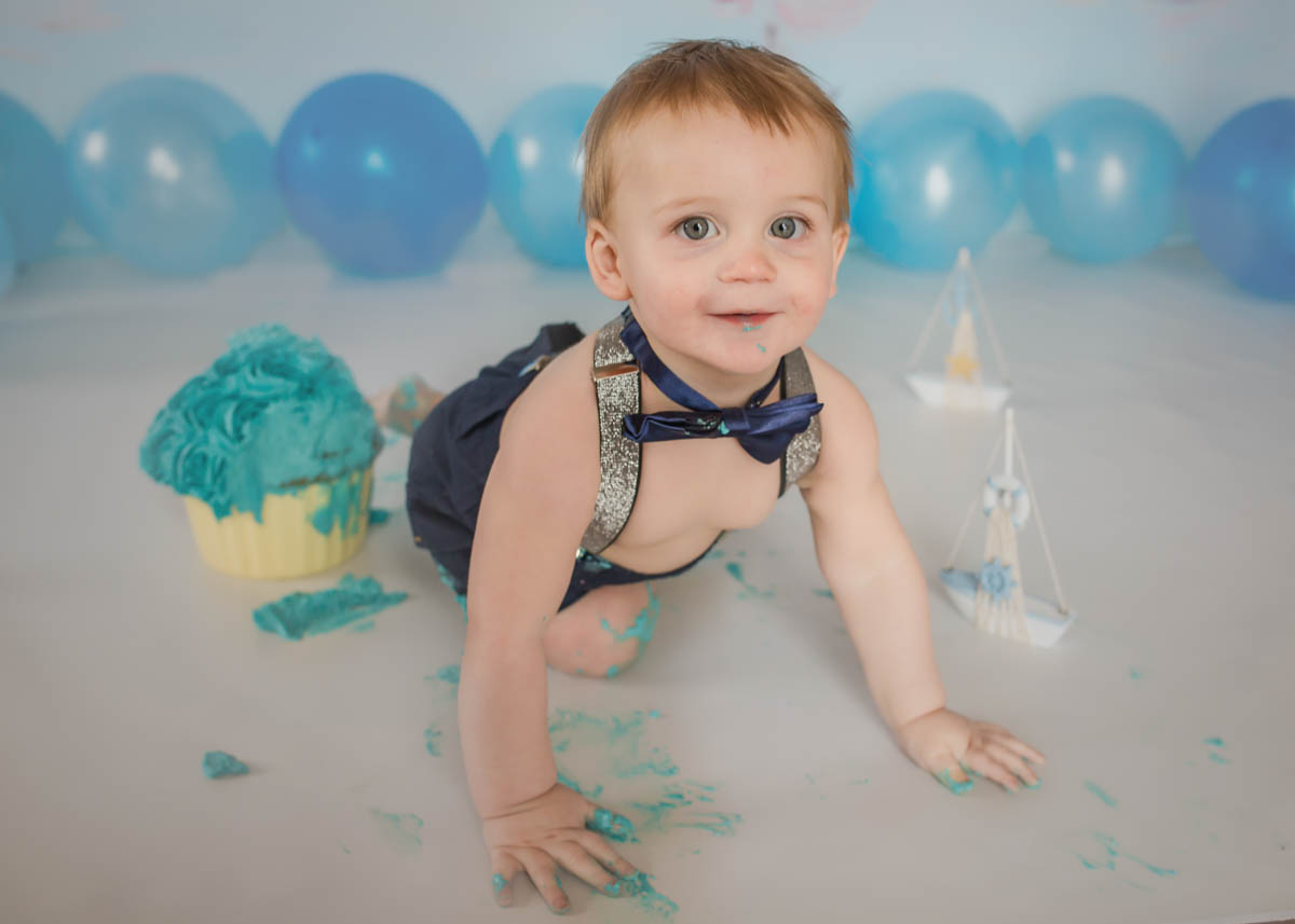 Canberra Cake Smash Professional Portrait Studio Session