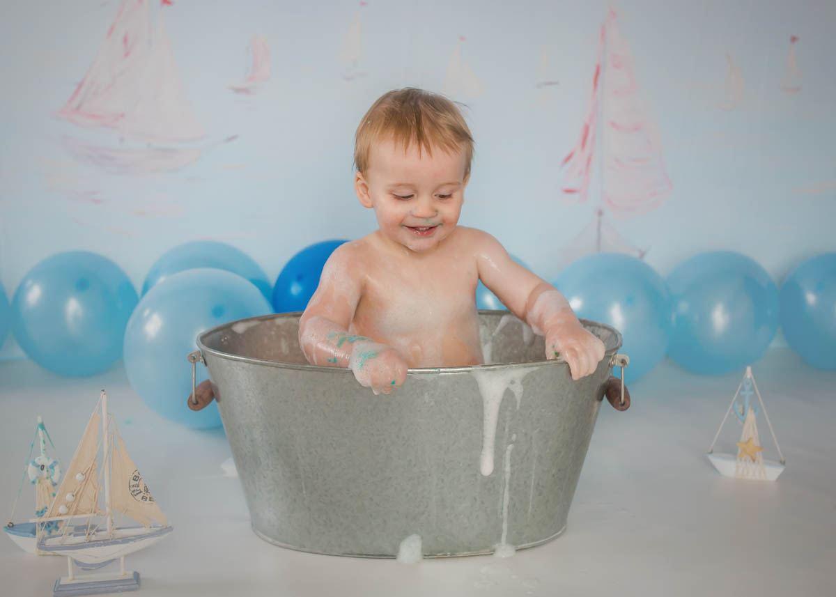 Canberra Cake Smash Professional Portrait Studio Session