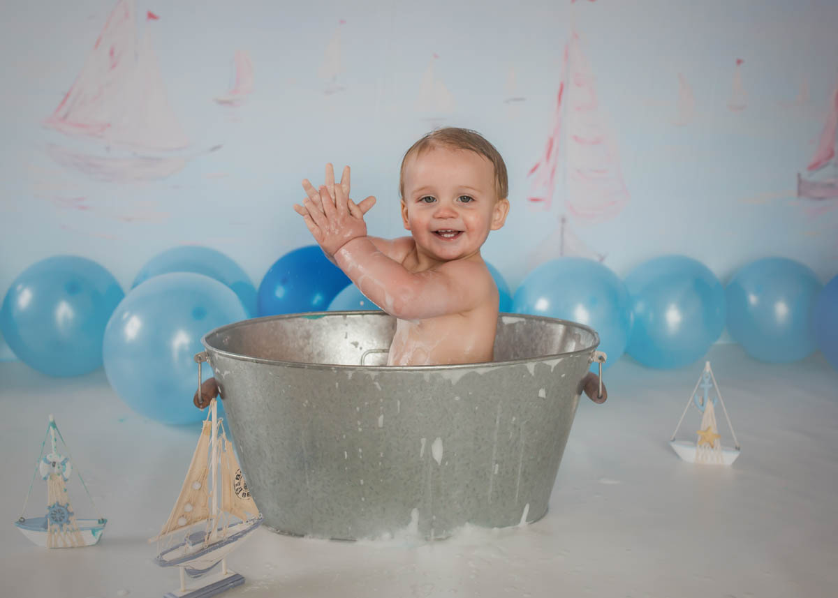 Canberra Cake Smash Professional Portrait Studio Session