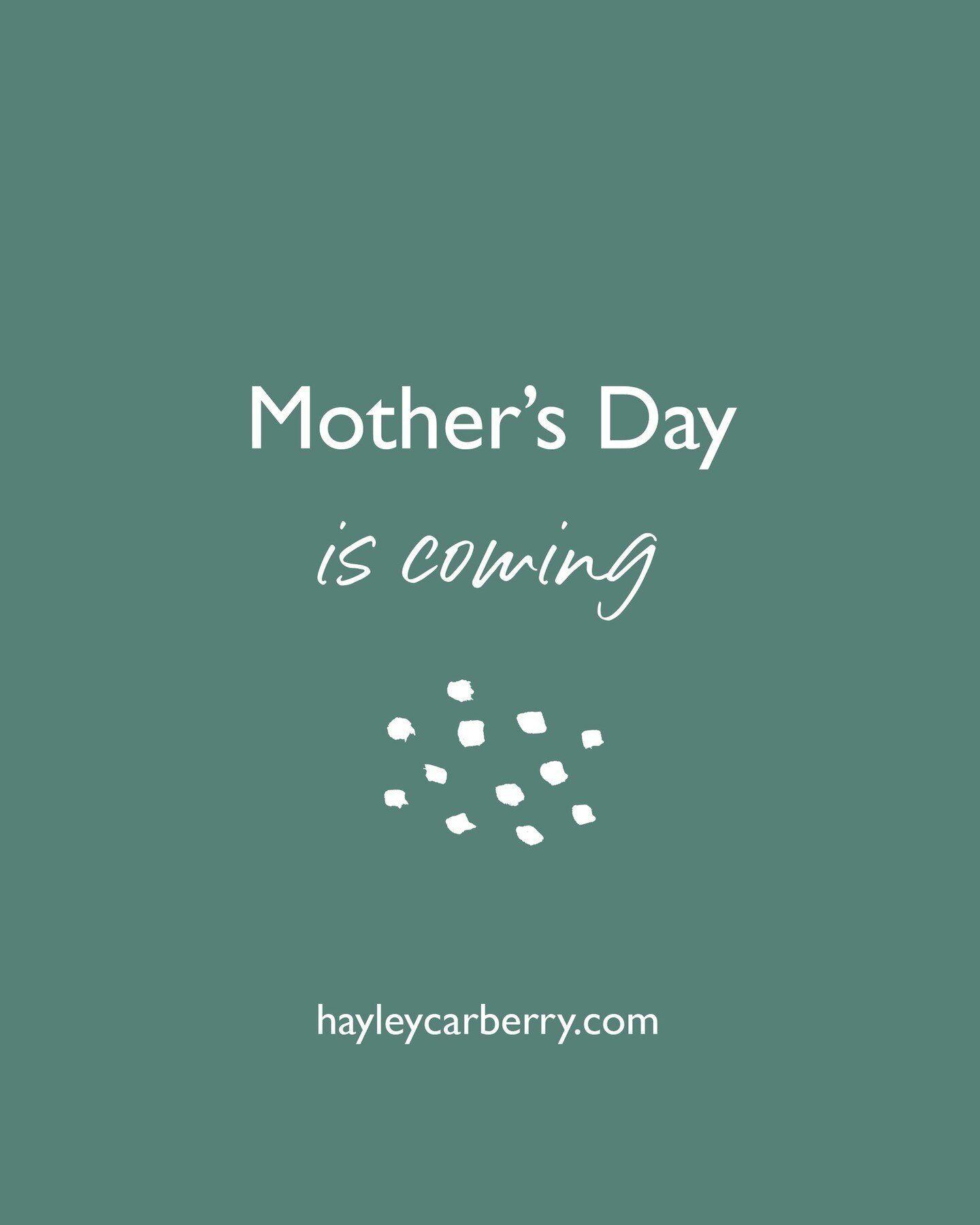 Guys ... it's getting close. Like really REALLY close. Like, Sunday May 14th kind of close. This is your friendly reminder that it's time to go shopping. And if you don't know what to buy the mother of your children, I can assure you one thing - a fa