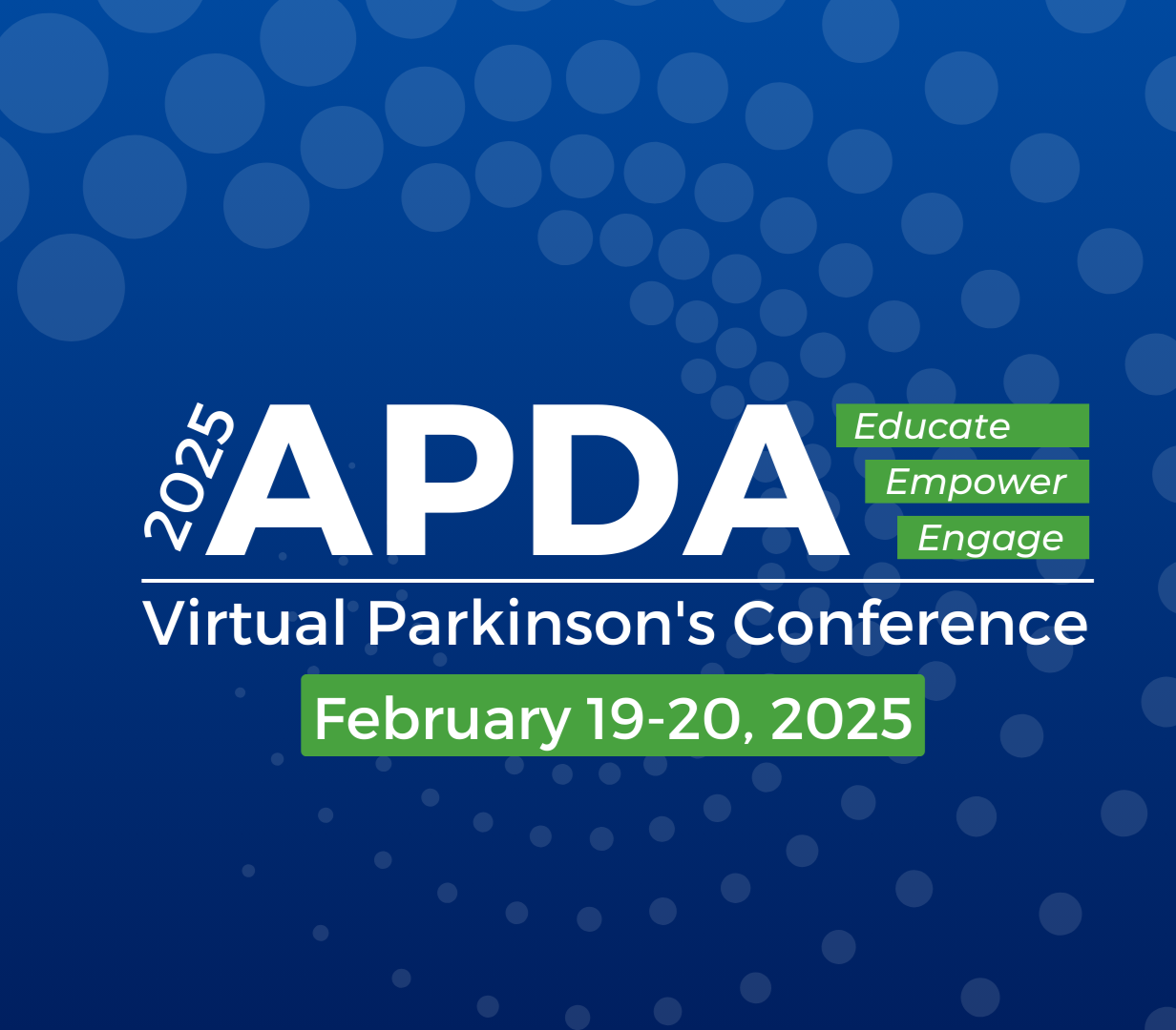 American Parkinson Disease Association's Virtual Conference! 