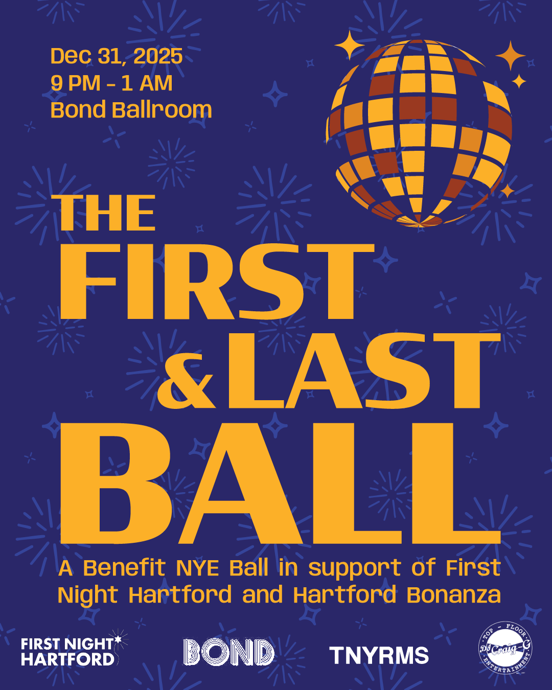 First Night to Host Benefit New Year’s Eve Ball in Downtown Hartford