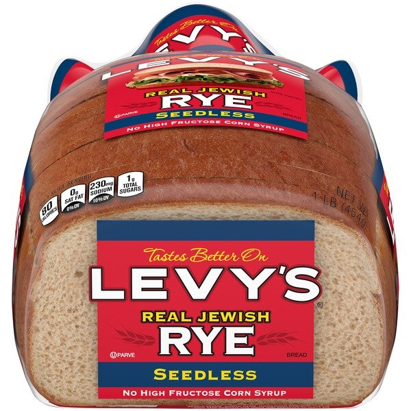 Bread Levy's Everything Real Jewish Rye (16 oz) — Howard's Barn