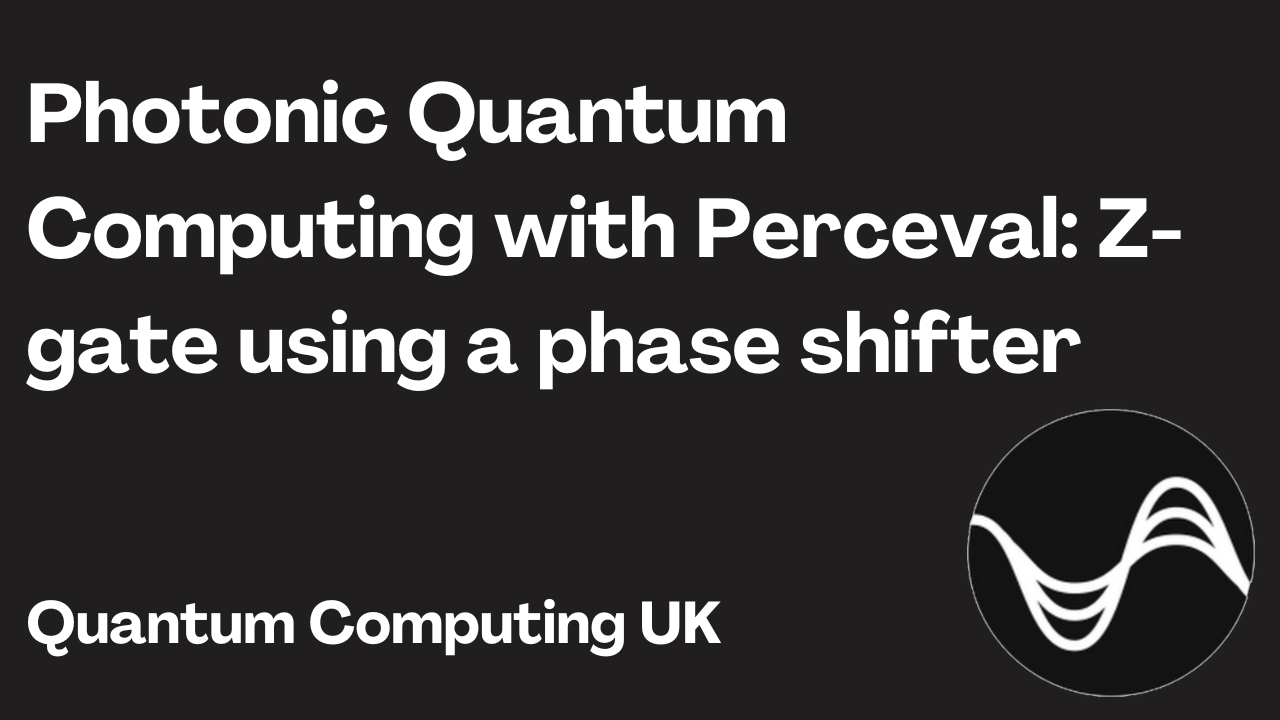 Photonic Quantum Computing with Perceval: Z-gate using a phase shifter