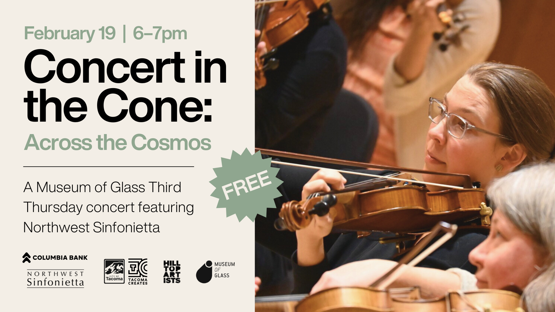 Concert in the Cone: Across the Cosmos