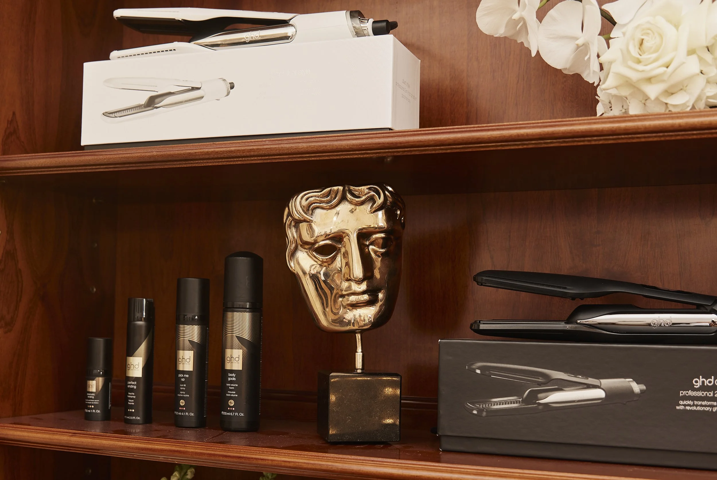 ghd is the Official Hair Partner for the EE BAFTA Film Awards 2024