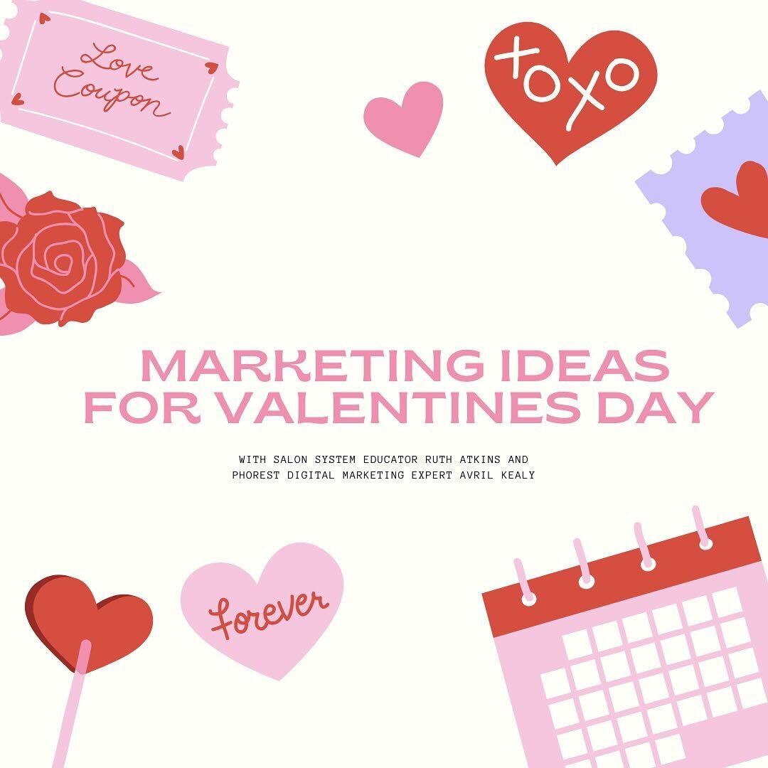 The upcoming Valentine&rsquo;s Day presents a golden opportunity for beauty salons to enhance their marketing strategies and boost their sales. Avril Kealy, digital marketing expert from @phorestsalonsoftware, and Ruth Atkins, @salonsystem Educator, 