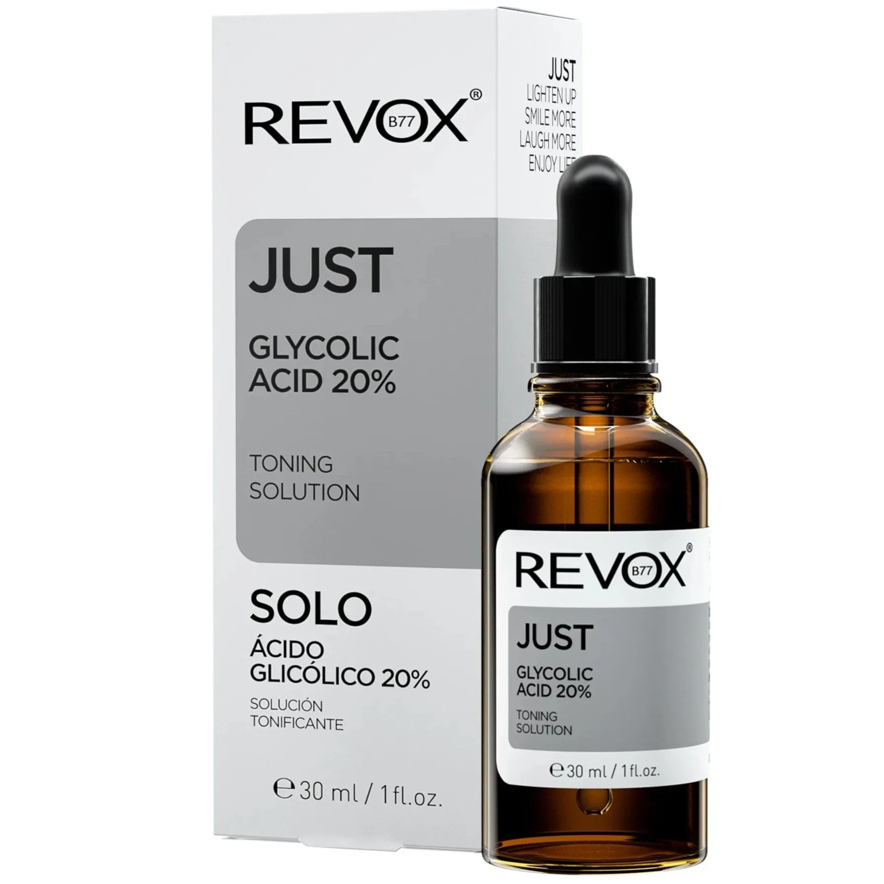 Revox B77 JUST Glycolic Acid 20% Toning Solution