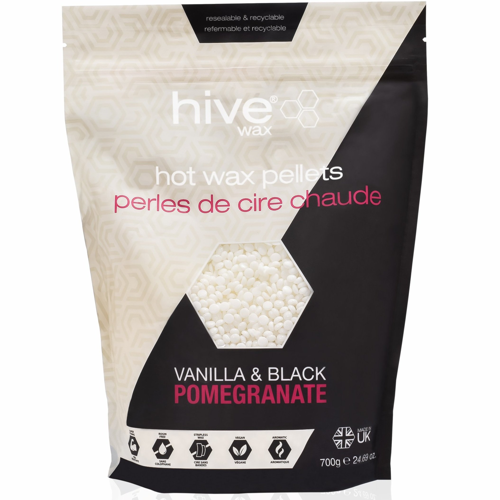 Hive Vanilla &amp; Black Pomegranate Hot Wax Pellets