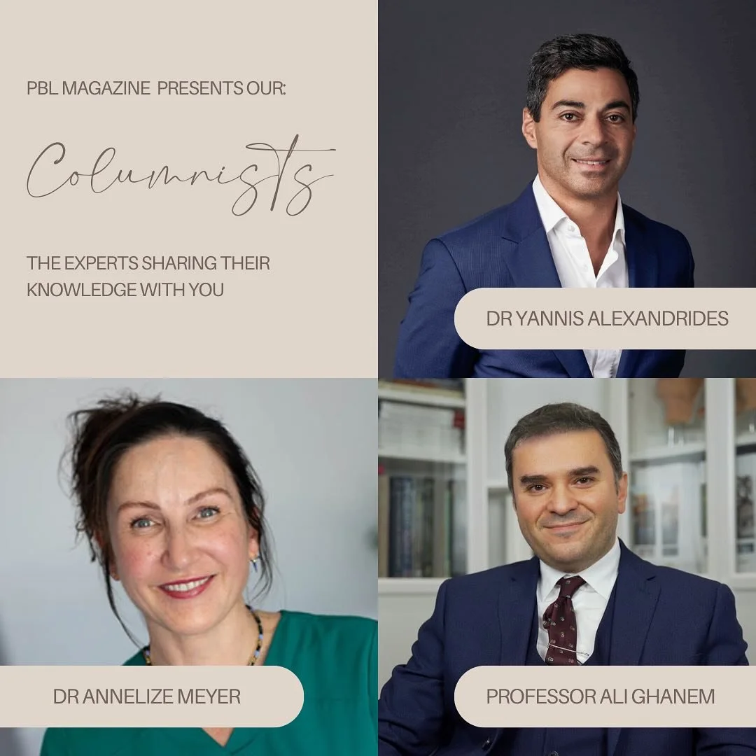 We&rsquo;re thrilled to introduce the talented experts who will be joining PBL Magazine as our new monthly columnists!

These outstanding professionals, each a leader in their field, bring a deep passion and wealth of knowledge to share with our read