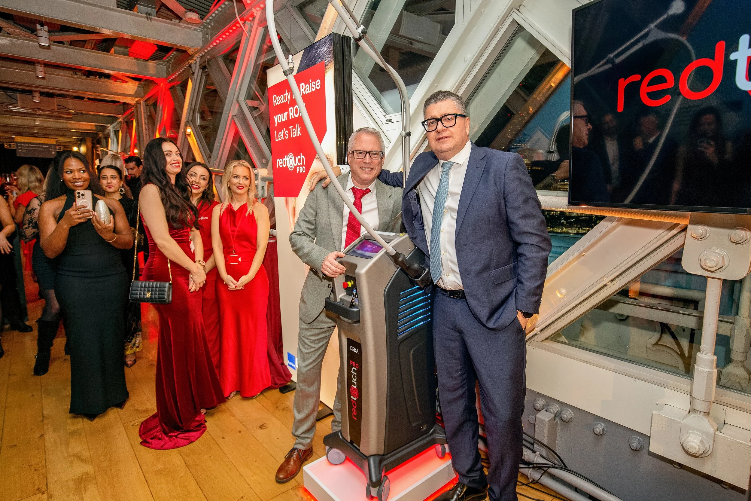 Lynton and DEKA Celebrate the UK Launch of RedTouch PRO at Tower Bridge
