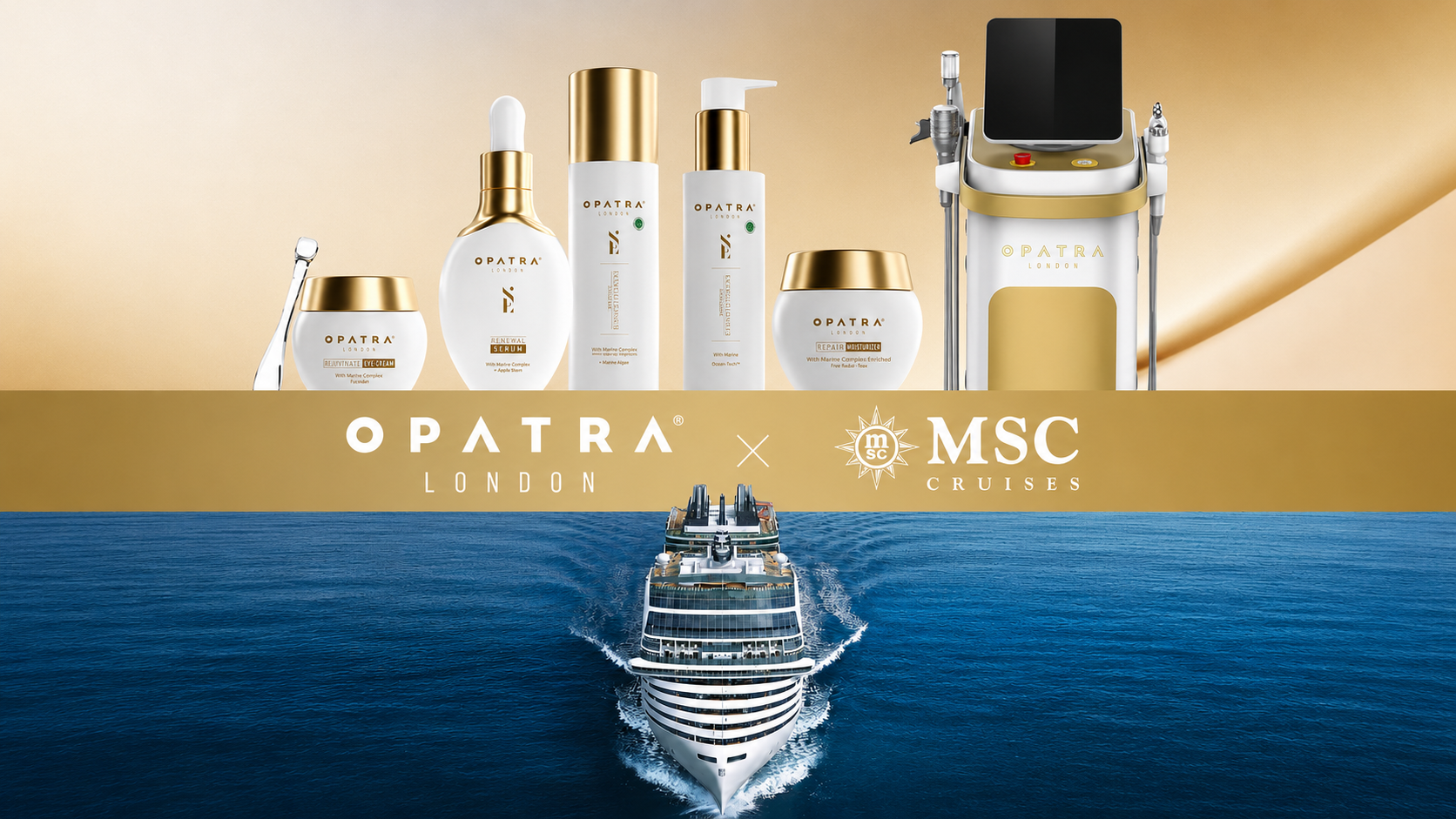 Opatra Sets Sail with MSC Cruises Spa Collaboration