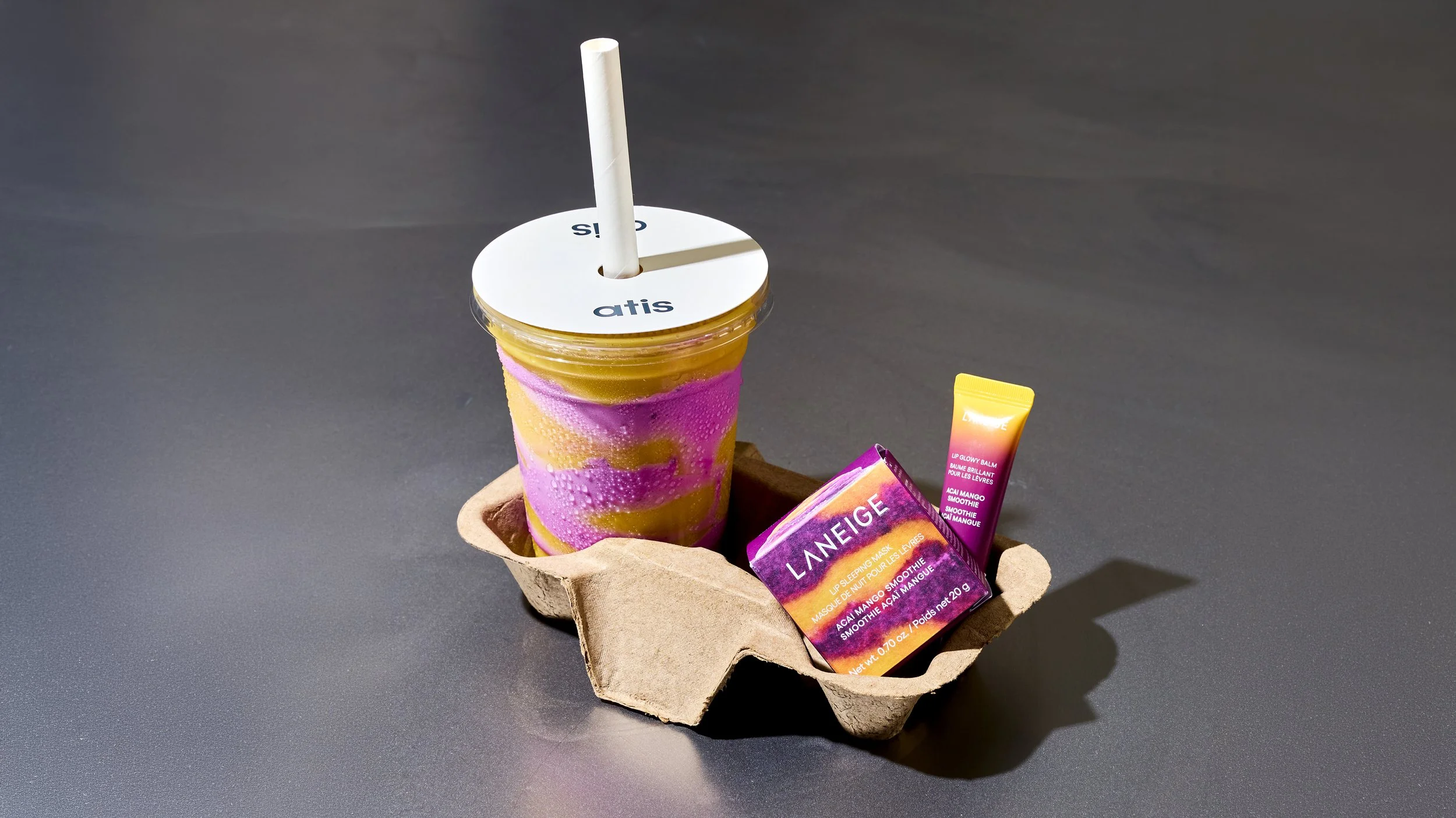 LANEIGE partners with atis on limited-edition smoothie to launch new lip collection