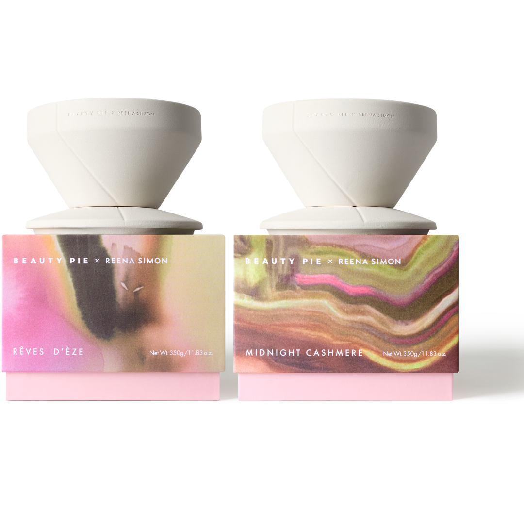 Beauty Pie x Reena Simon Candle Collaboration