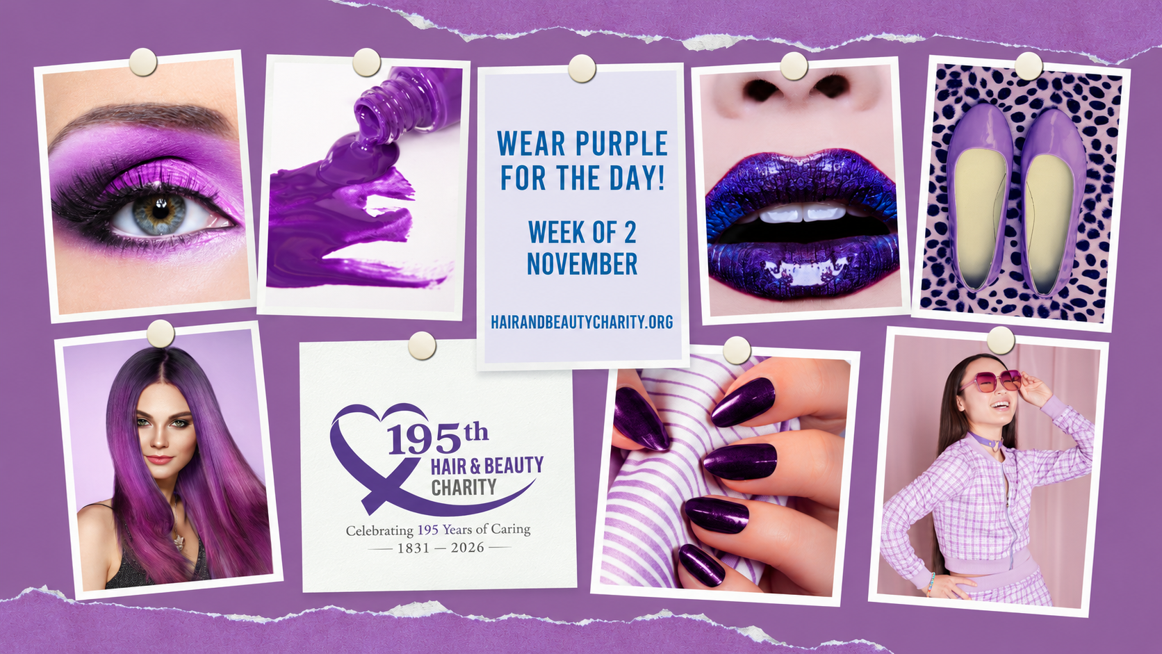 Hair &amp; Beauty Charity launches Wear Purple Day to support industry professionals facing hardship
