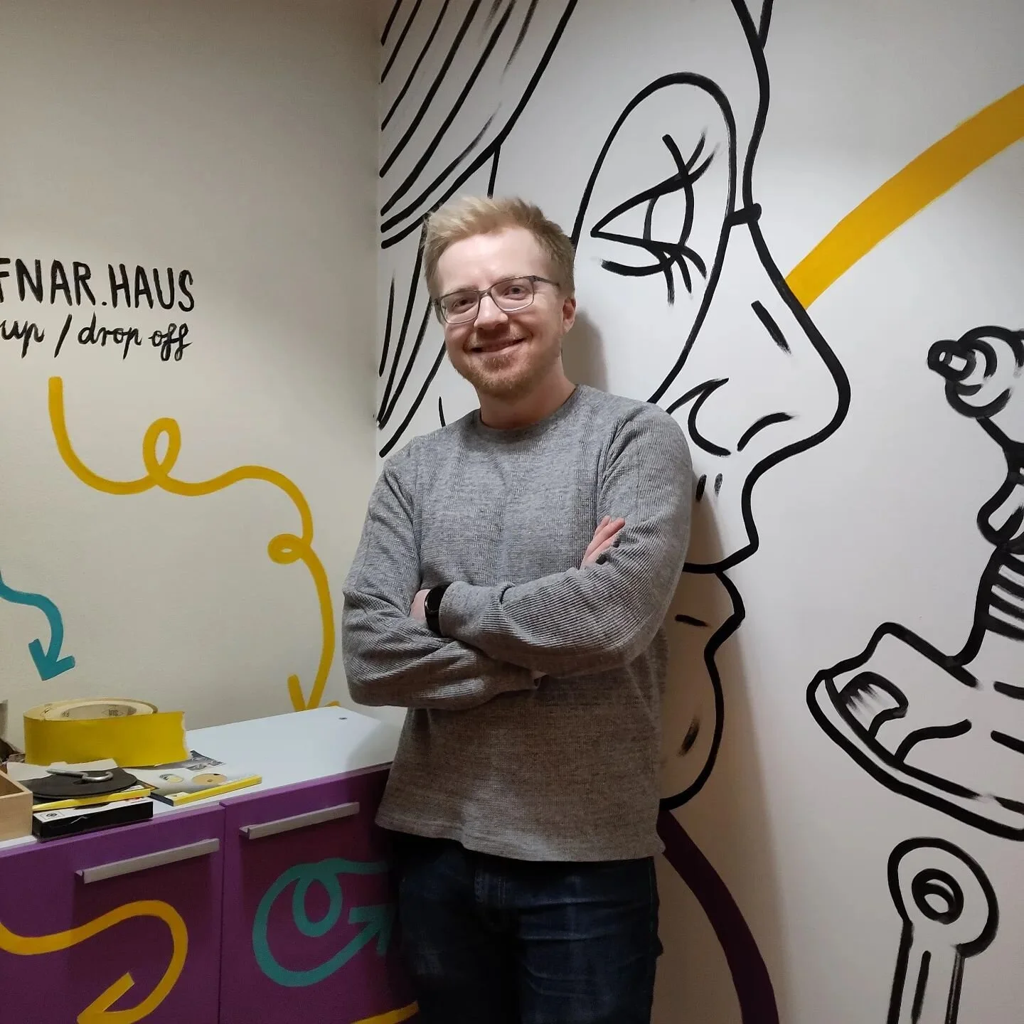 We would like to welcome Unnar to the Munasafn team!

He will be joing us to work on our CAD design for the Hringrasarsafn/Circular Library as well as doing hours at the Munasafn RVK Tool Library!

Today due to training we will be closing at 19.00, b