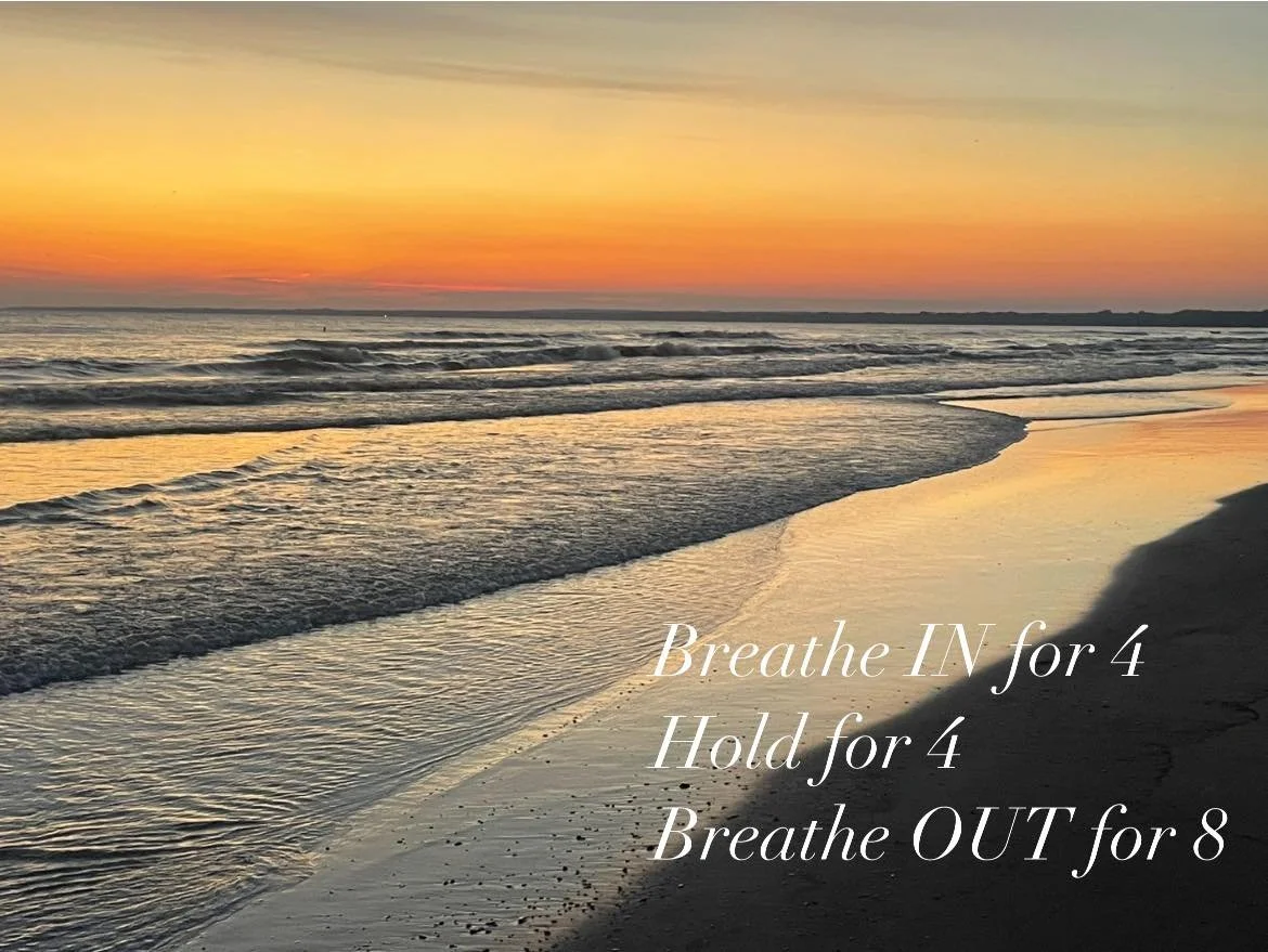 Breathing for Anxiety
Here&rsquo;s an Anxiety hack for your nervous system: 🌬️
Breathe IN for 4
HOLD for 4 
Breathe OUT for 8

Why it works: That long exhale tells your brain &ldquo;We&rsquo;re safe now.&rdquo;

Your breath is the remote control for