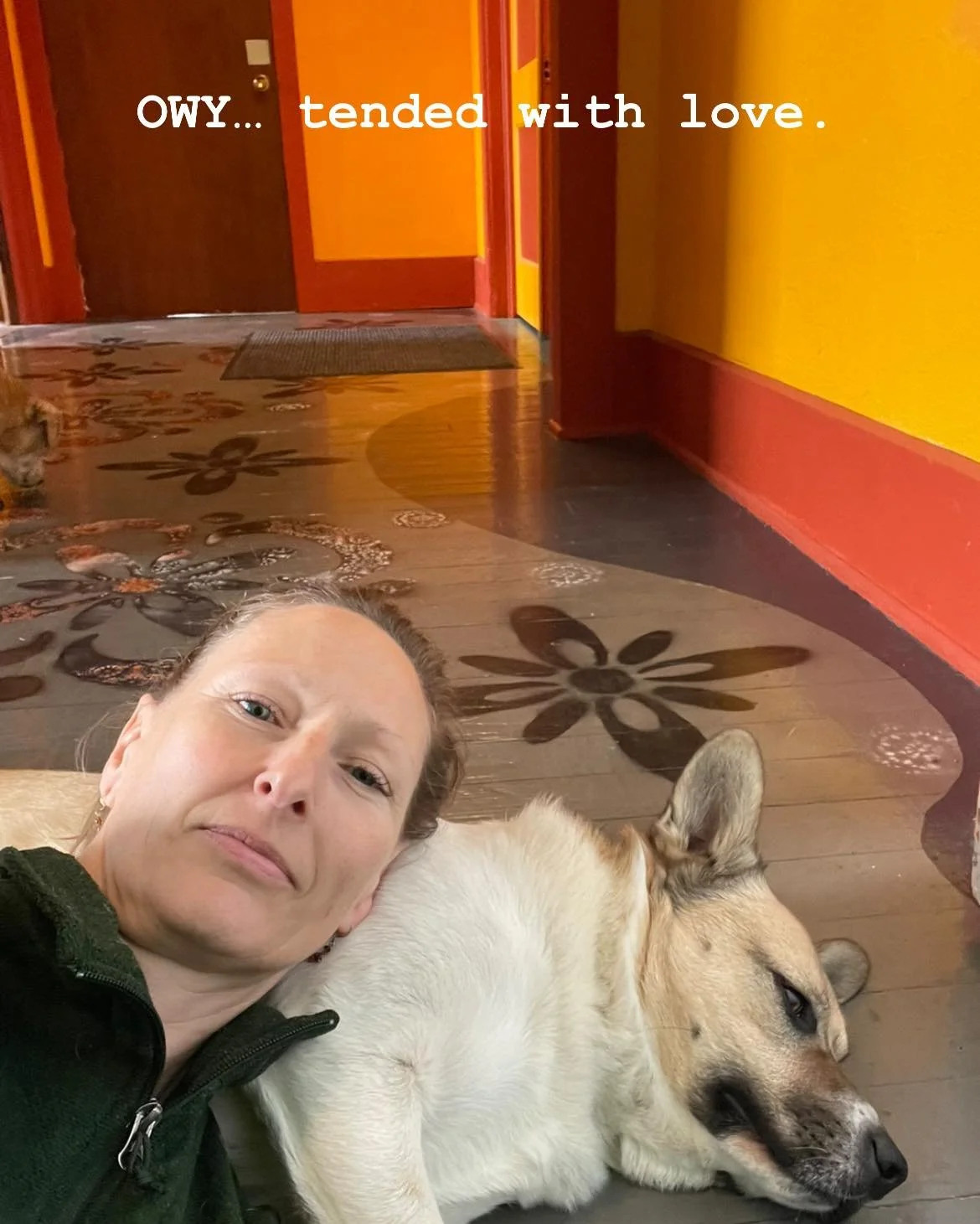 Sunday studio ritual: Holding space with my pillow Jynx. 🕯️

I love our healing space. I am honored to be the space holder and carry deep transformative intentions for us all. 

This space holds so many stories. So much healing&hellip; So much coura