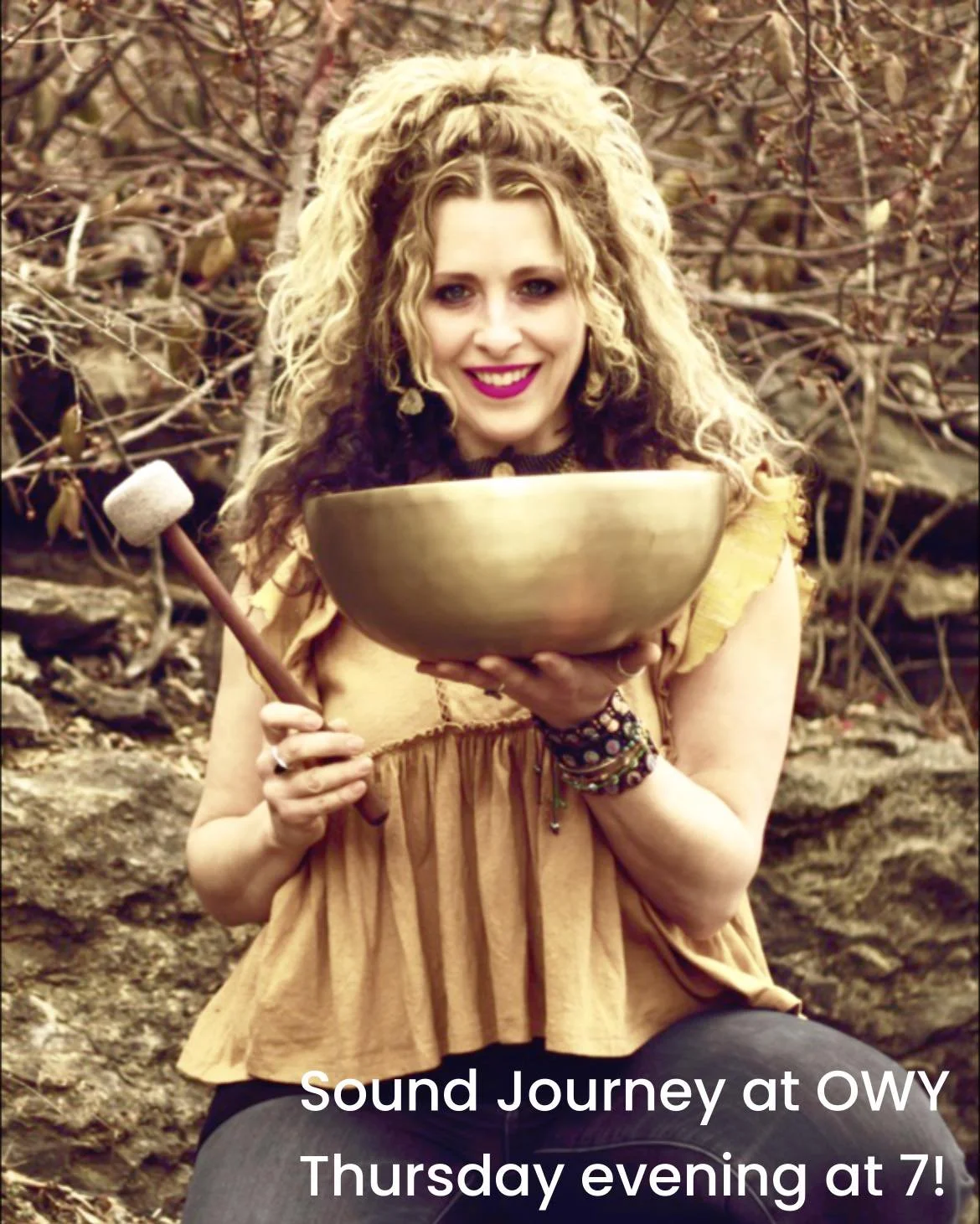 ⏰Last Call! ⏰
Don&rsquo;t miss your chance to experience a Sound Healing Journey at OWY! 

🎶 What to expect:
A 60-minute sonic journey featuring singing bowls, gongs, chimes, drums, and tingshas. Simply relax in a comfortable position while healing 