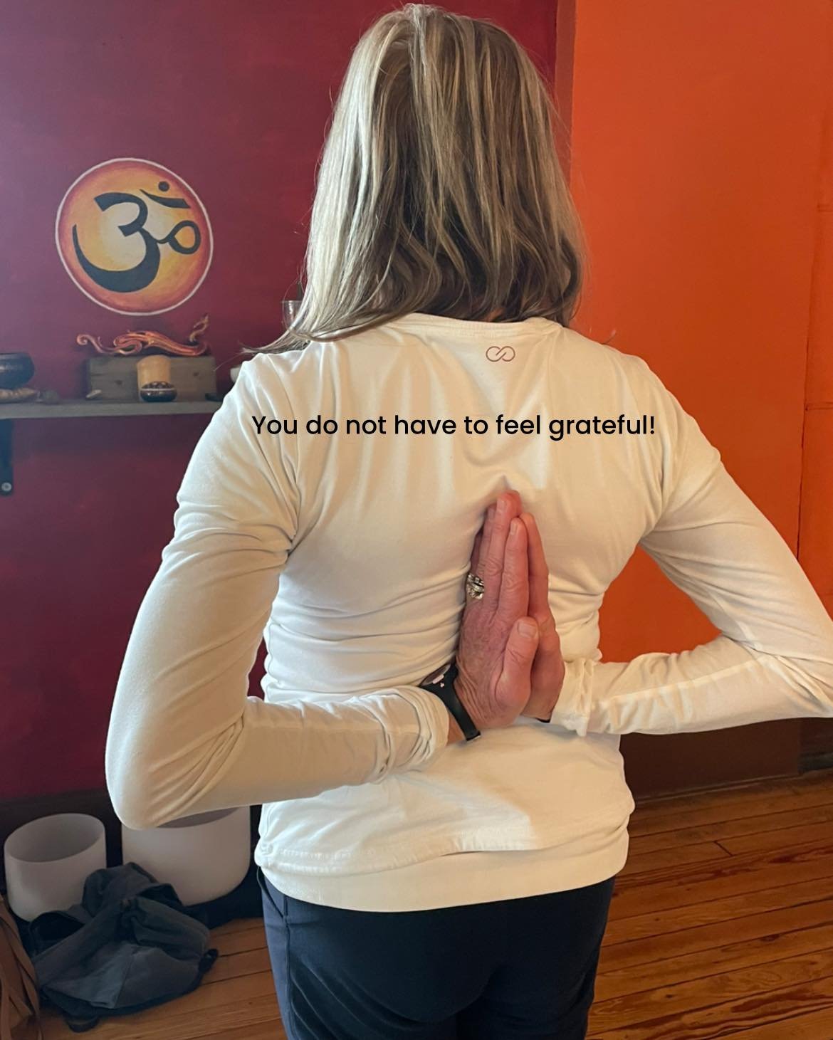 Here&rsquo;s permission you might need this week: You don&rsquo;t have to feel grateful.

If this season brings up grief, loneliness, or the heaviness of what&rsquo;s not working in your life or the world&mdash;that&rsquo;s real. And that deserves sp