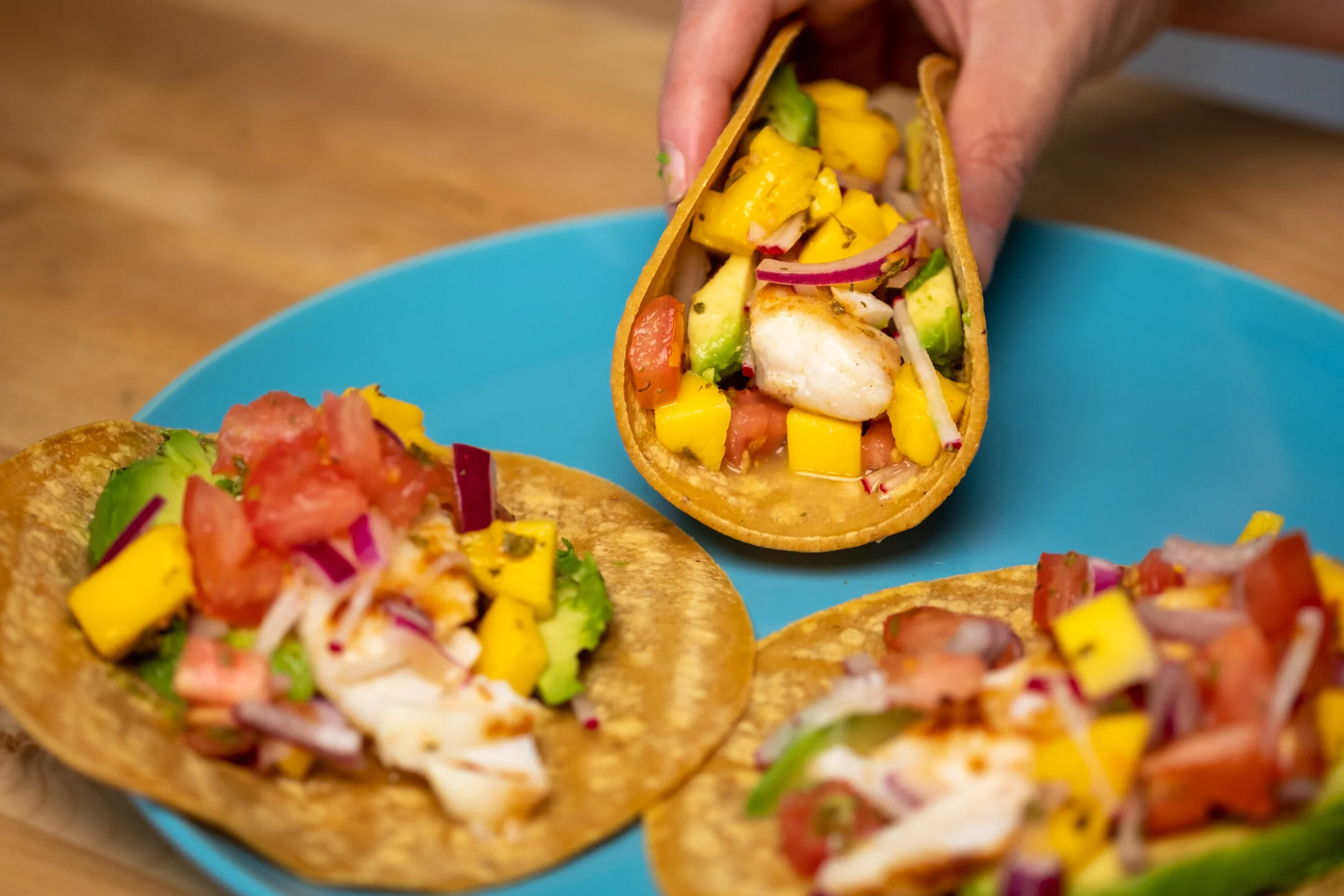Cod Tacos with Mango Salsa