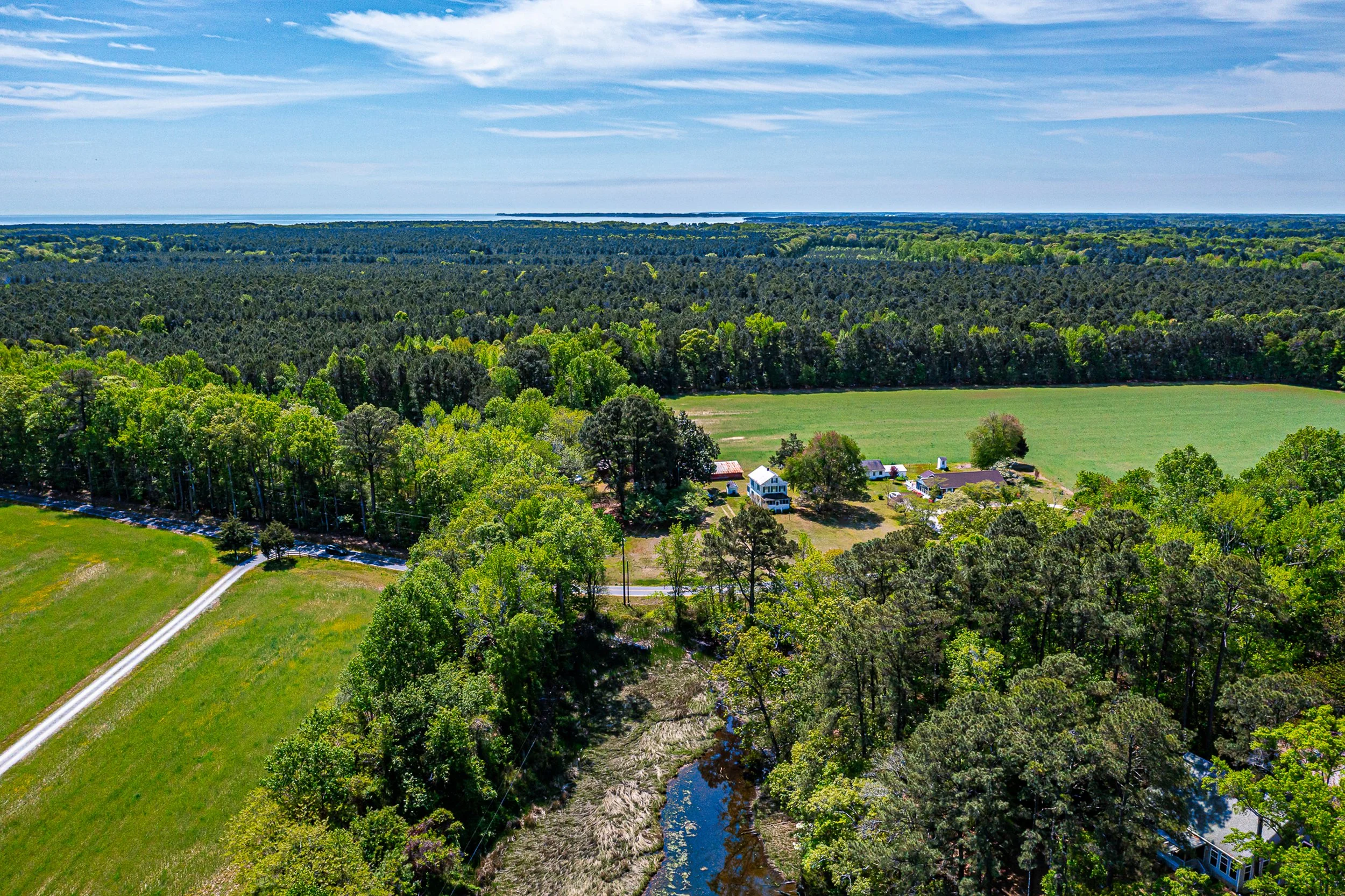654 Kent Point Rd - Aerial from Creek.jpg