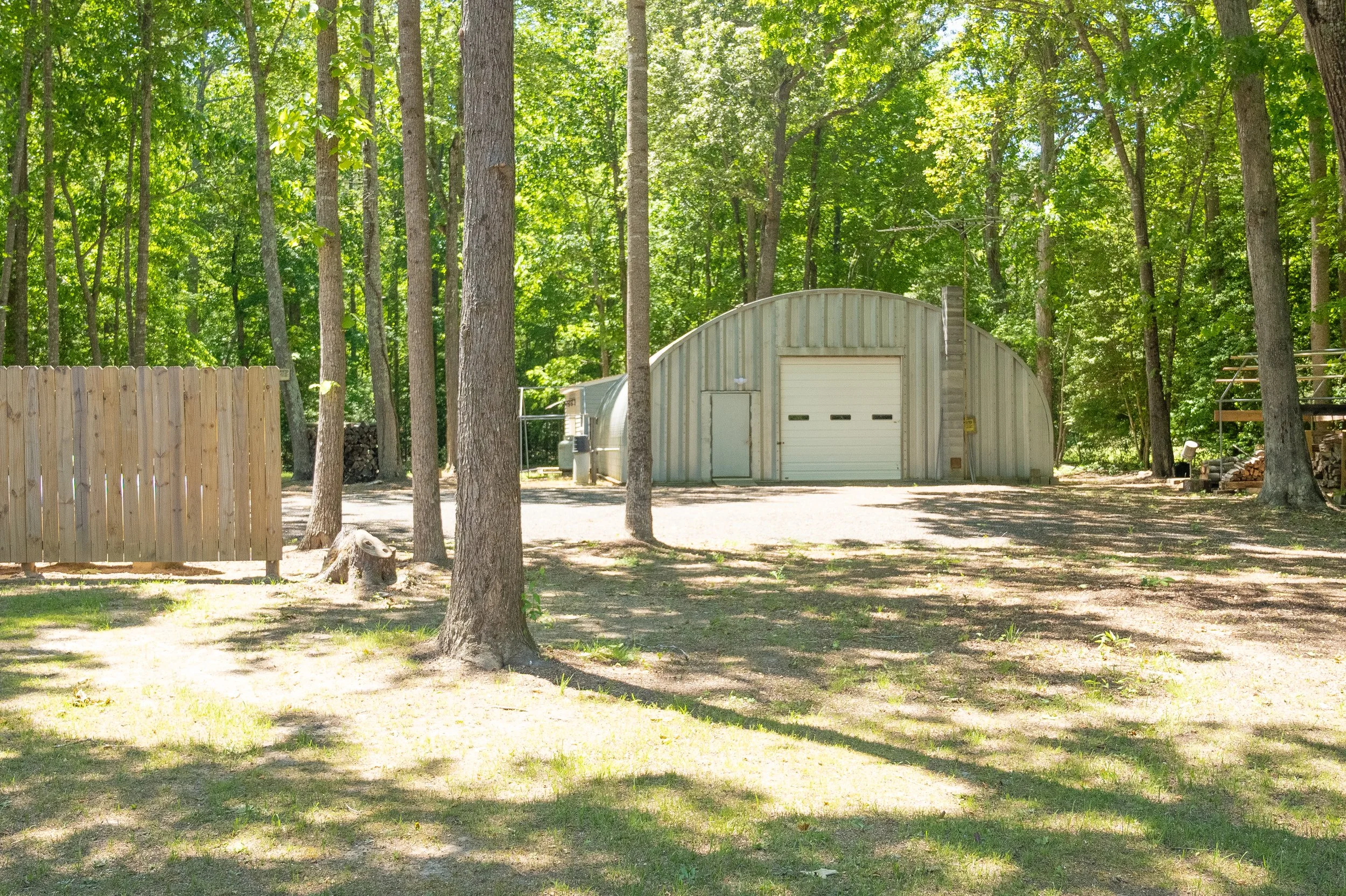 115 Edge Hill LN - Exterior Detached Garage and Back Yard, Fence.jpg