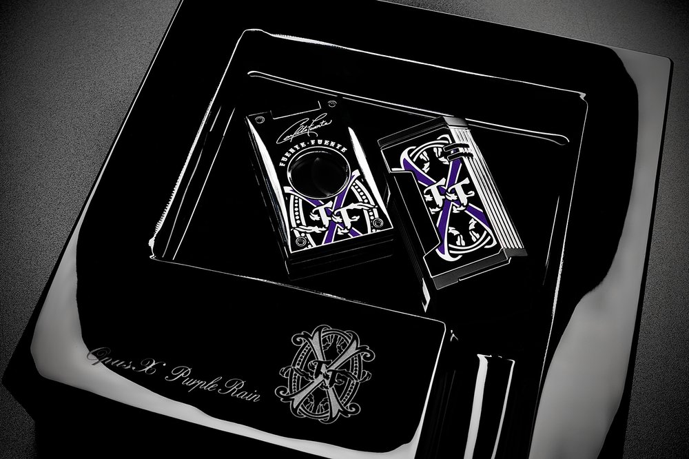 2021 Limited Edition Black Crystal OpusX Purple Rain and Rare Black  Ashtrays by Prometheus