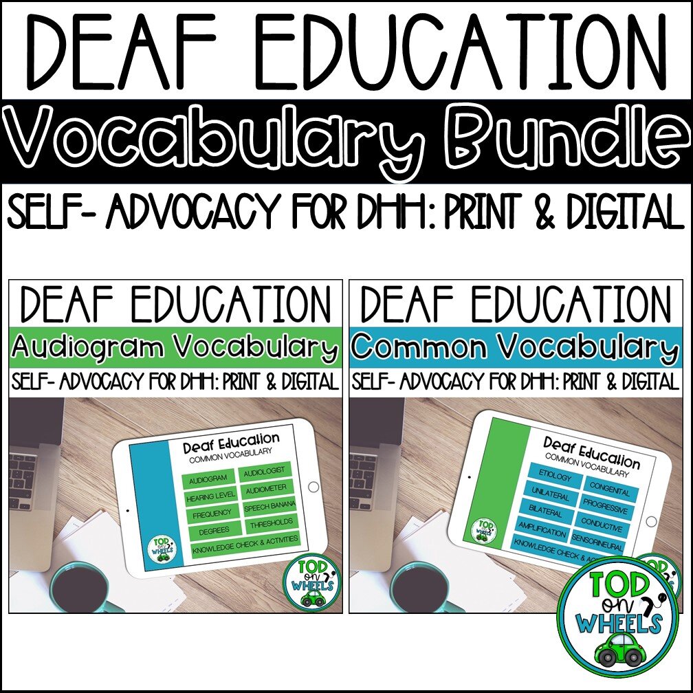 deaf-education-self-advocacy-vocabulary-bundle