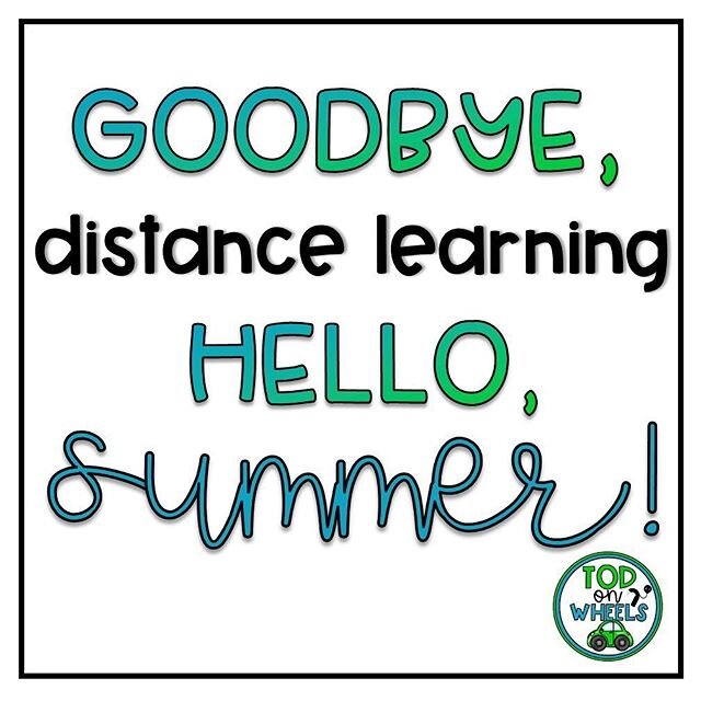 How ready for summer are you? While I am sad for the way the last half of school turned out and I miss my students, I know that we are all ready for a distance learning break! ☀️ ⁣⁣
⁣⁣⁣
#summertime #summer #teachersonsummerbreak #hellosummer #distanc