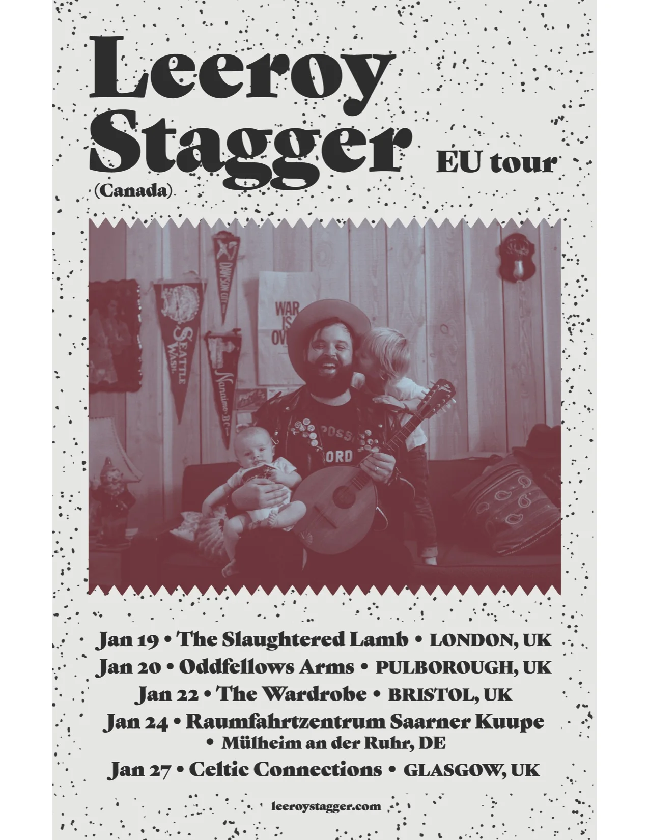 Leeroy Stagger European Tour