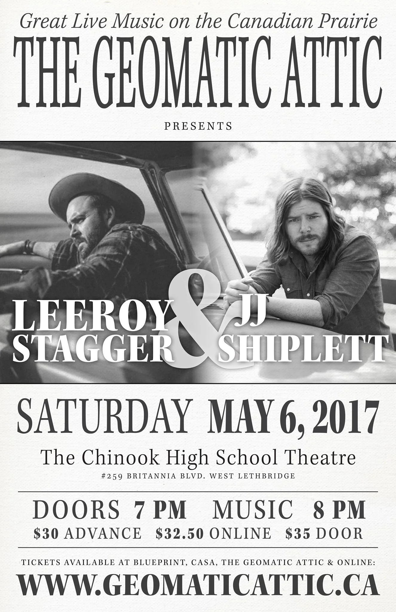 Hometown show May 6 @ Chinook High School Theatre!