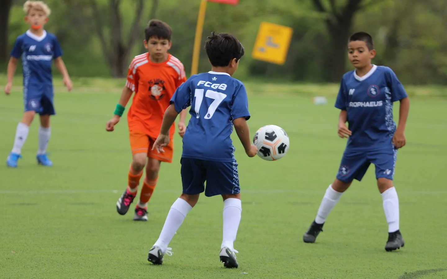 Technical development through ball contact at FCGB Soccer Academy for youth player growth