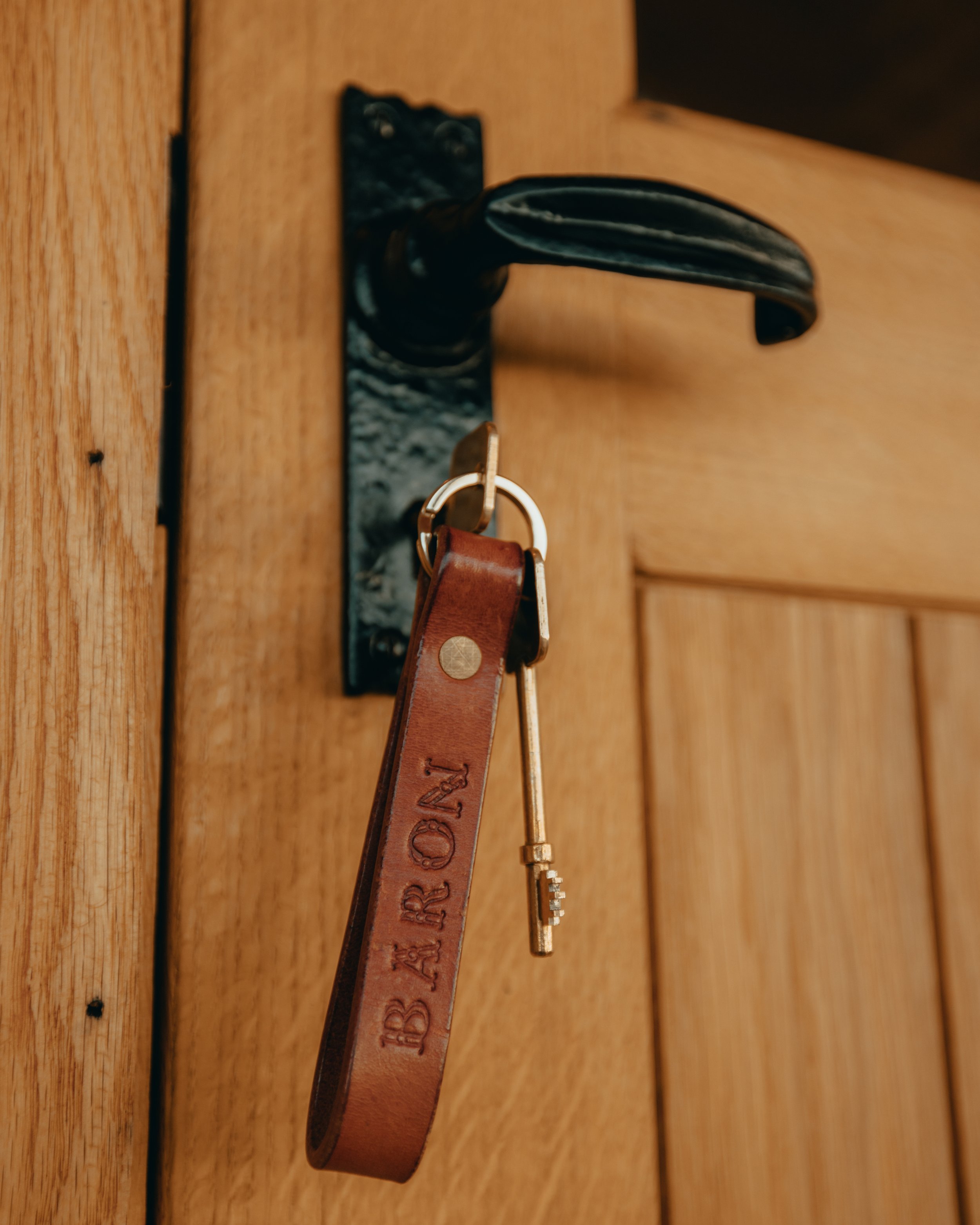 The keys to Mount Freedom cabins in Scotland