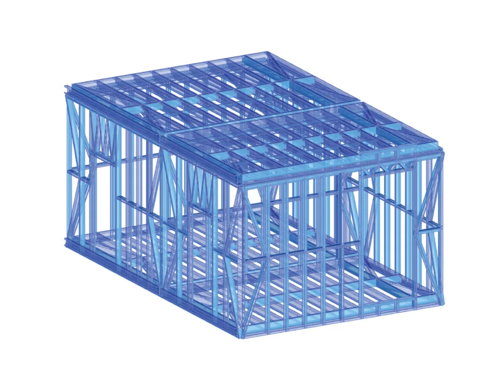 FIGURE 2 – TYPICAL FOUR-SIDED MODULE FOR MULTI-STOREY BUILDINGS