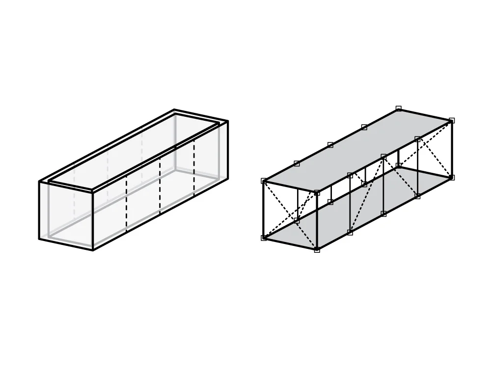 FIGURE 1 – CONTINUOUS AND SELECTIVE BEARING MODULES (SRISANGEERTHANAN ET AL., 2018)